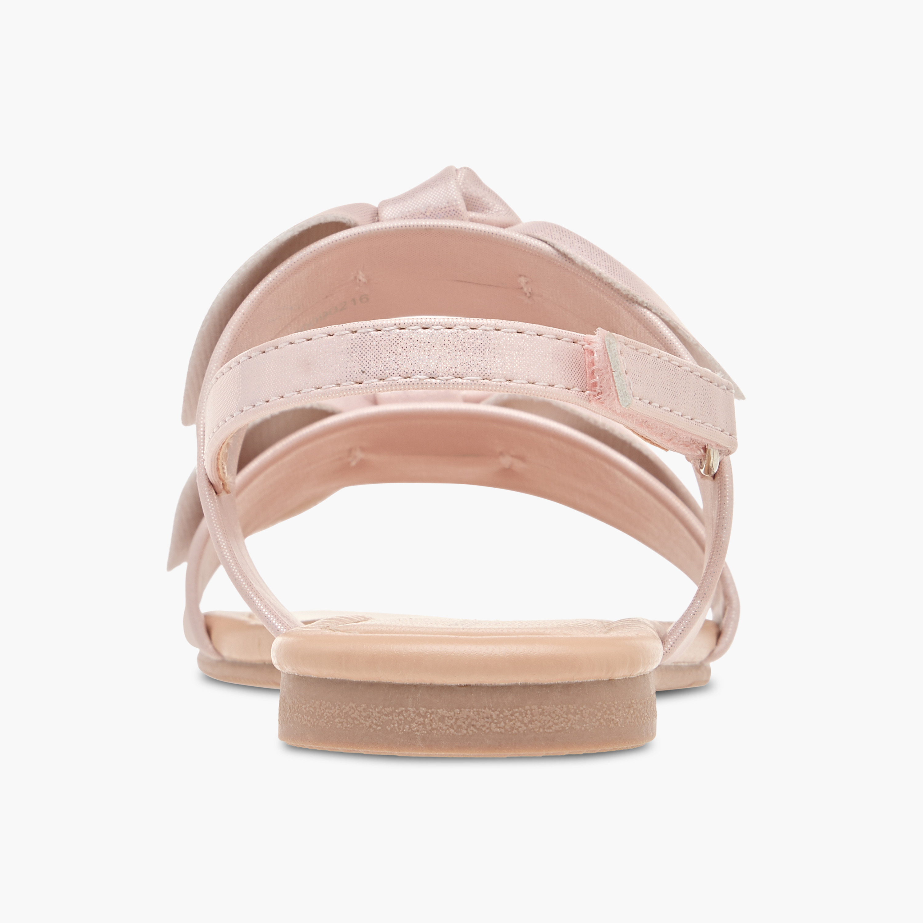 صندل بشريط إغلاق لاصق وزخارف فيونكة من فلورا بيلا-girls-shoes-sandals-image-4