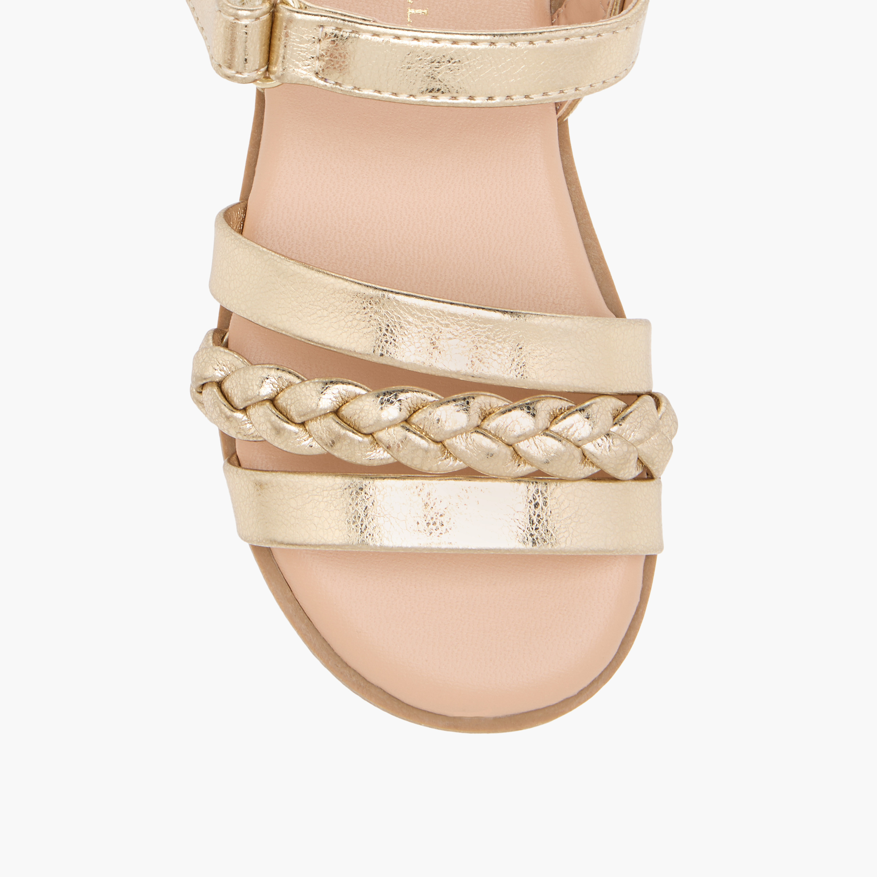 صندل مضفر مع شريط إغلاق من فلورا بيلا-girls-shoes-sandals-image-3