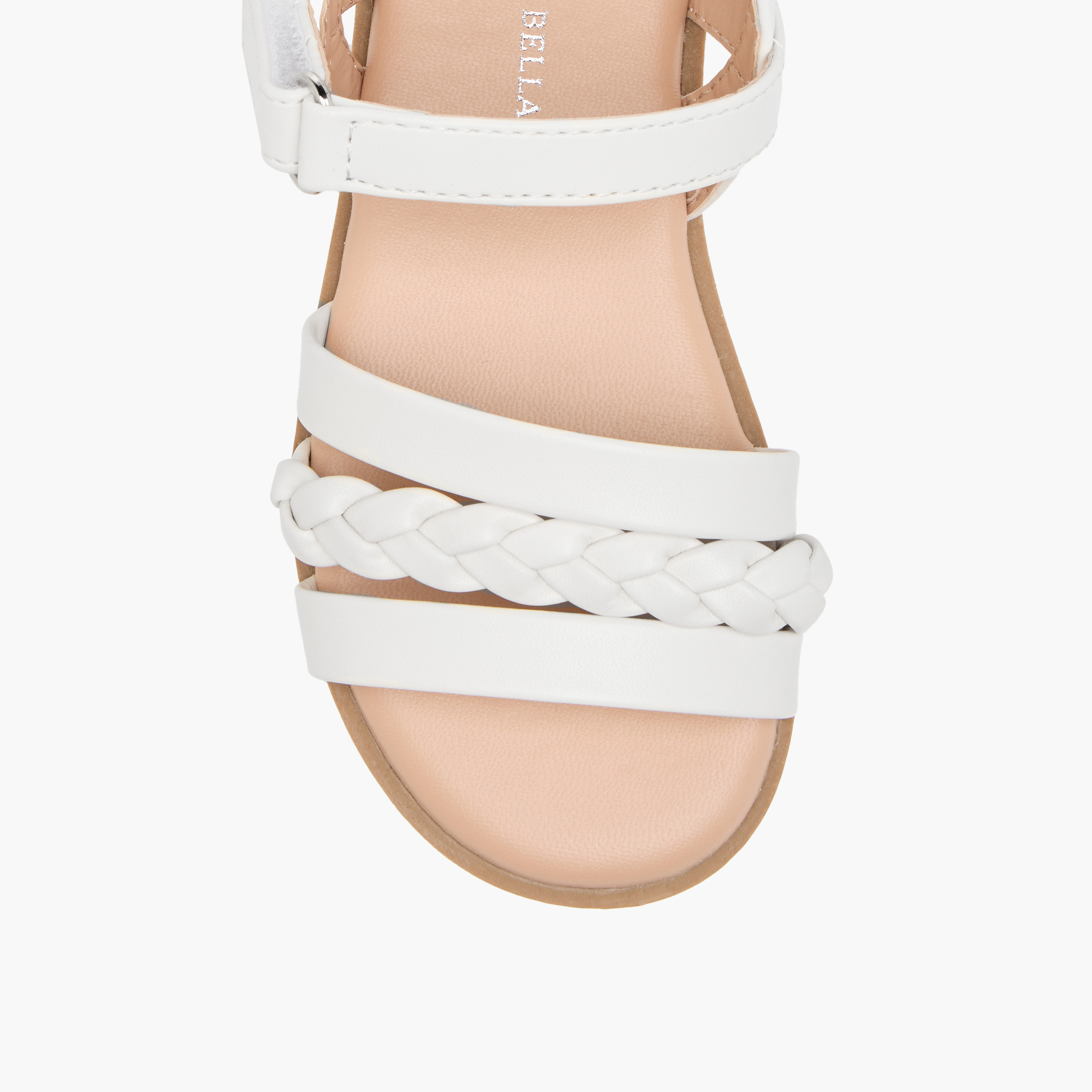 Flora Bella Braided Sandals with Hook and Loop Closure-girls-shoes-sandals-image-3