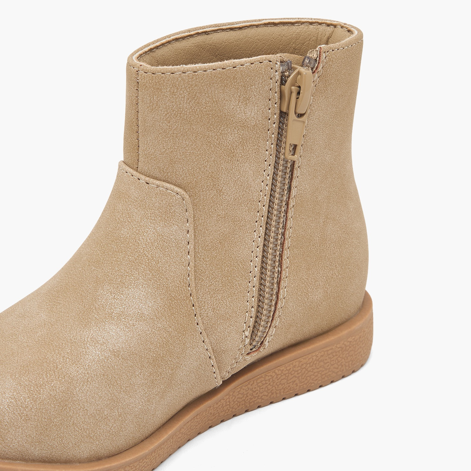 Flora Bella Girls Star Applique Ankle Boots-girls-shoes-boots-image-4