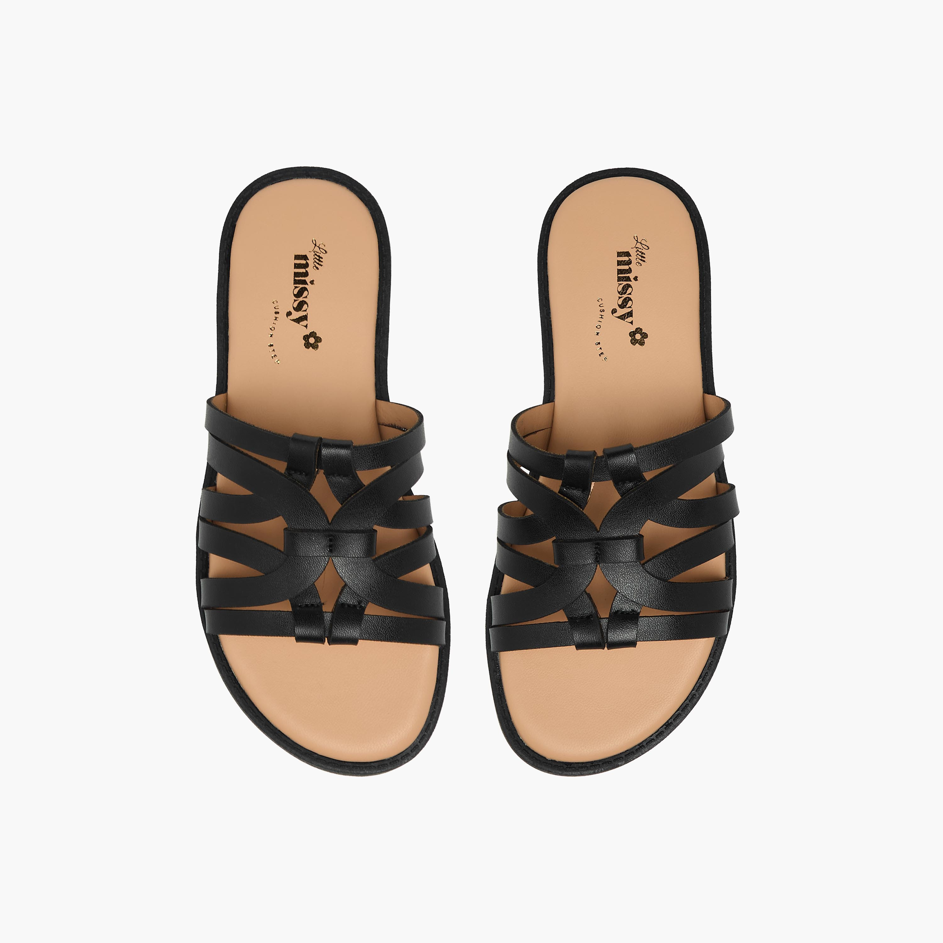 صندل سهل الارتداء بأحزمة للبنات من ليتل ميسي-girls-shoes-sandals-image-1