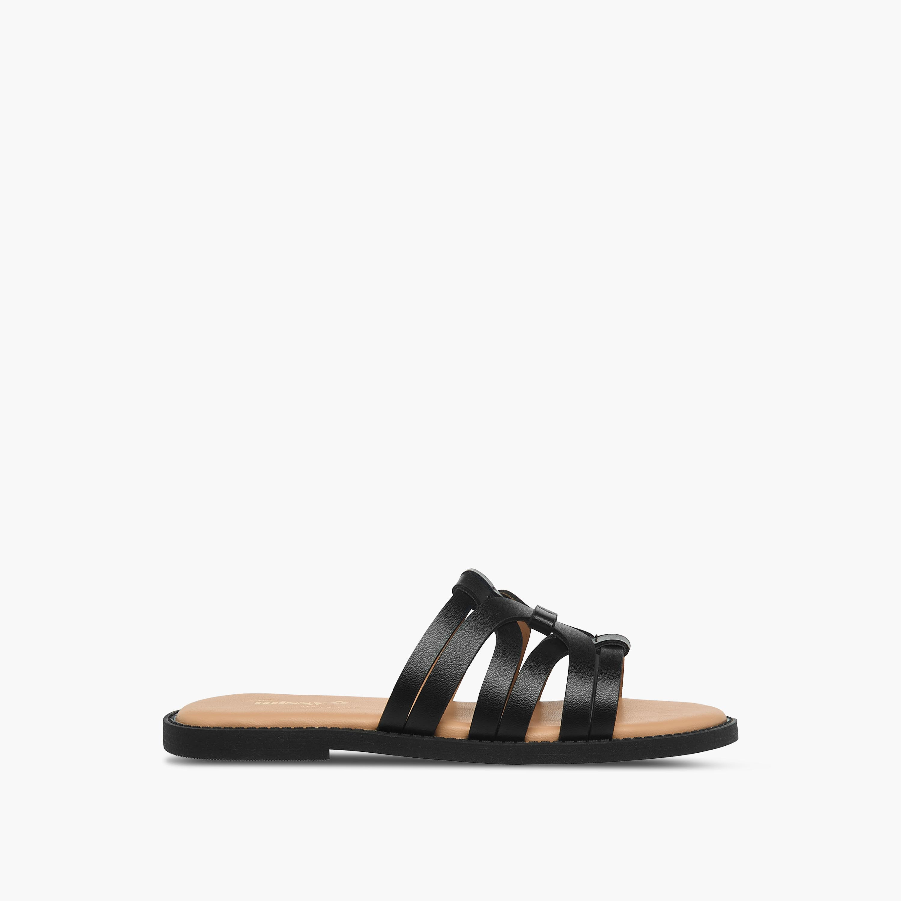 صندل سهل الارتداء بأحزمة للبنات من ليتل ميسي-girls-shoes-sandals-image-2