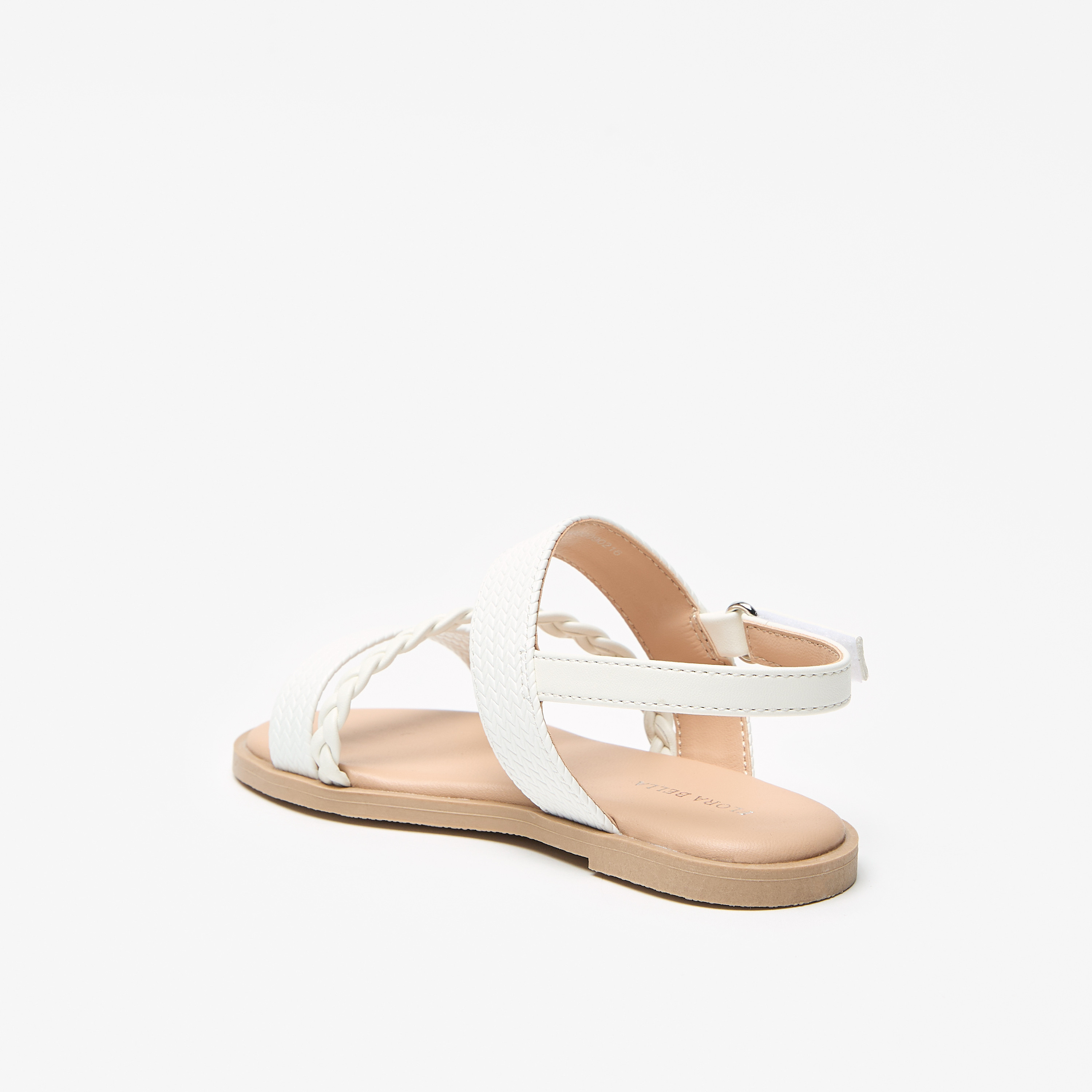 صندل بارز الملمس بشريط إغلاق من فلورا بيلا-girls-shoes-sandals-image-8