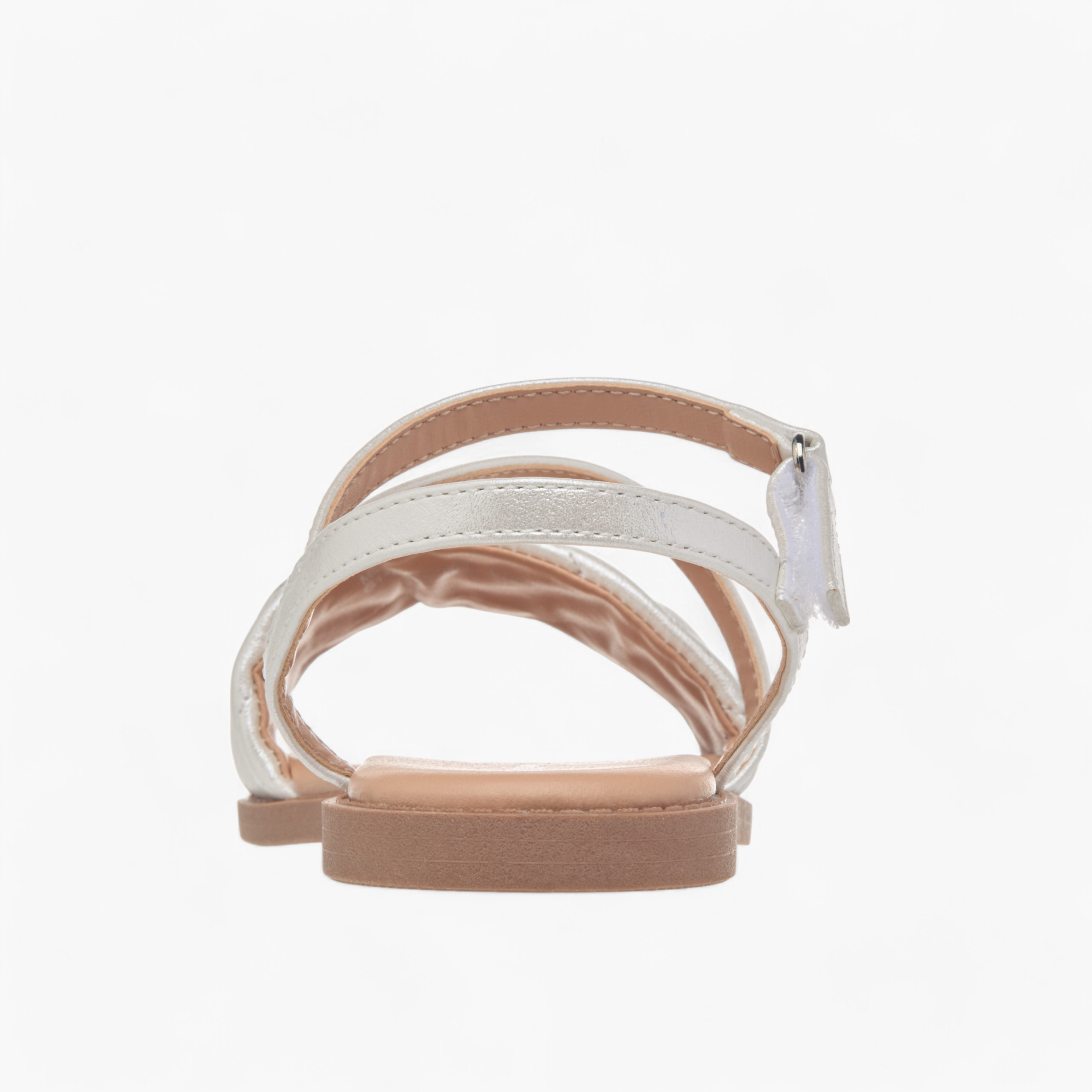 Little Missy Quilted Sandals with Hook and Loop Closure-girls-shoes-sandals-image-4