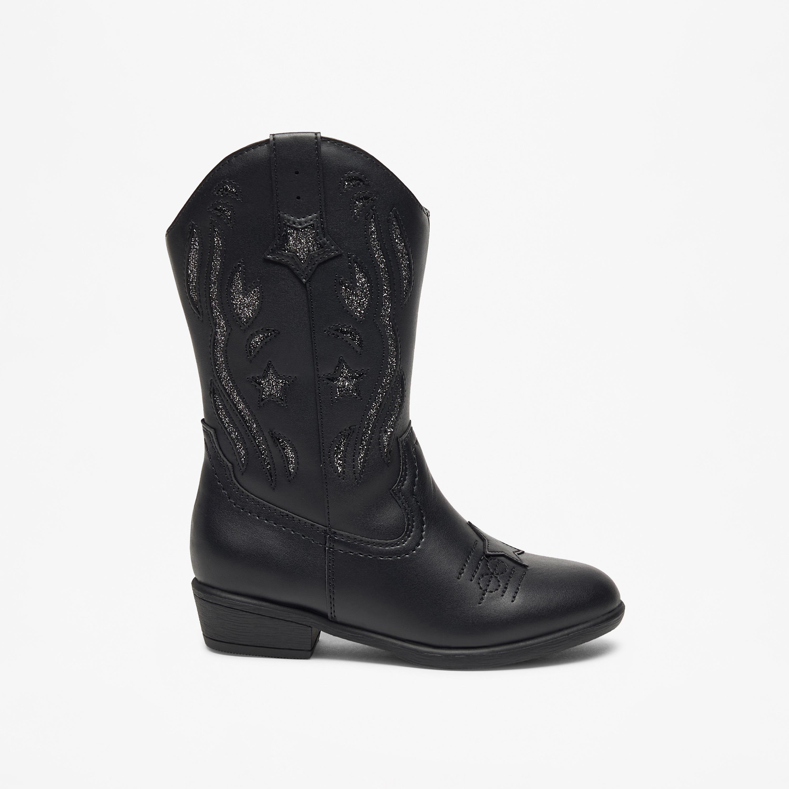حذاء طويل بسحاب إغلاق وزينة جليتر من ليتل ميسي-girls-shoes-boots-image-8