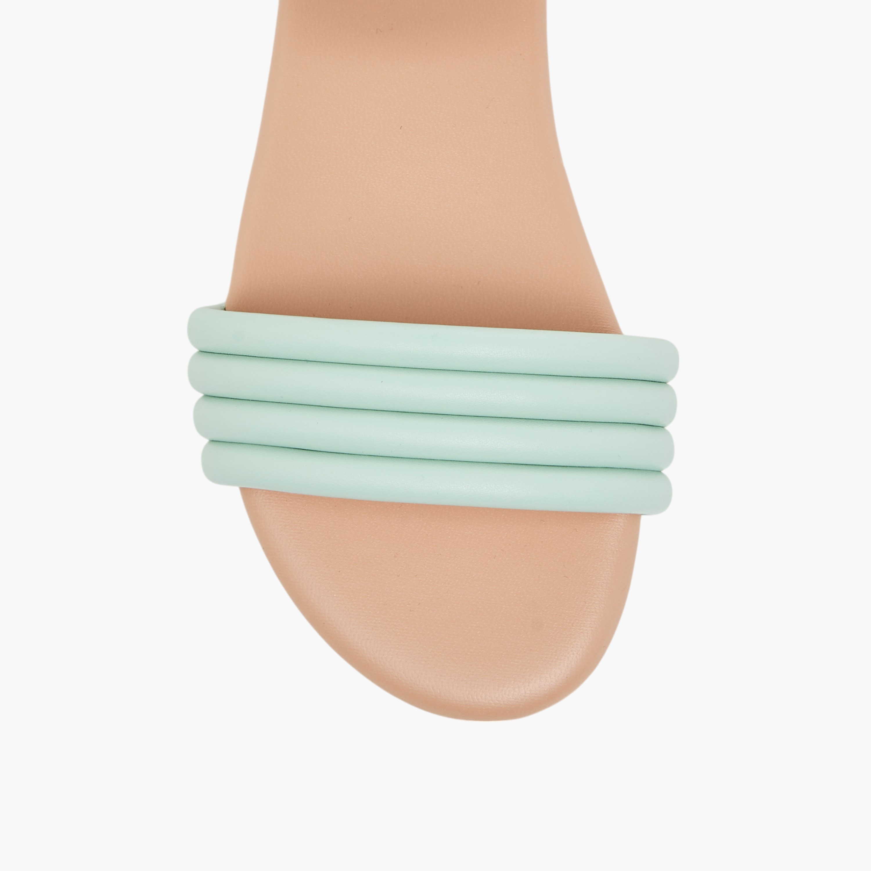 Flora Bella Strap Detail Sandals with Hook and Loop Closure-girls-shoes-sandals-image-3