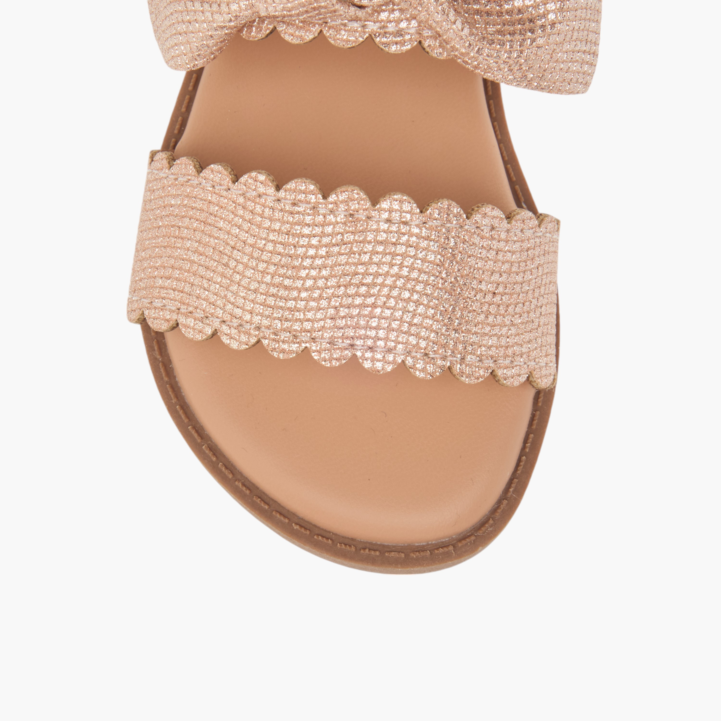 صندل بزخارف فيونكة وشريط إغلاق من جونيورز-girls-shoes-sandals-image-3