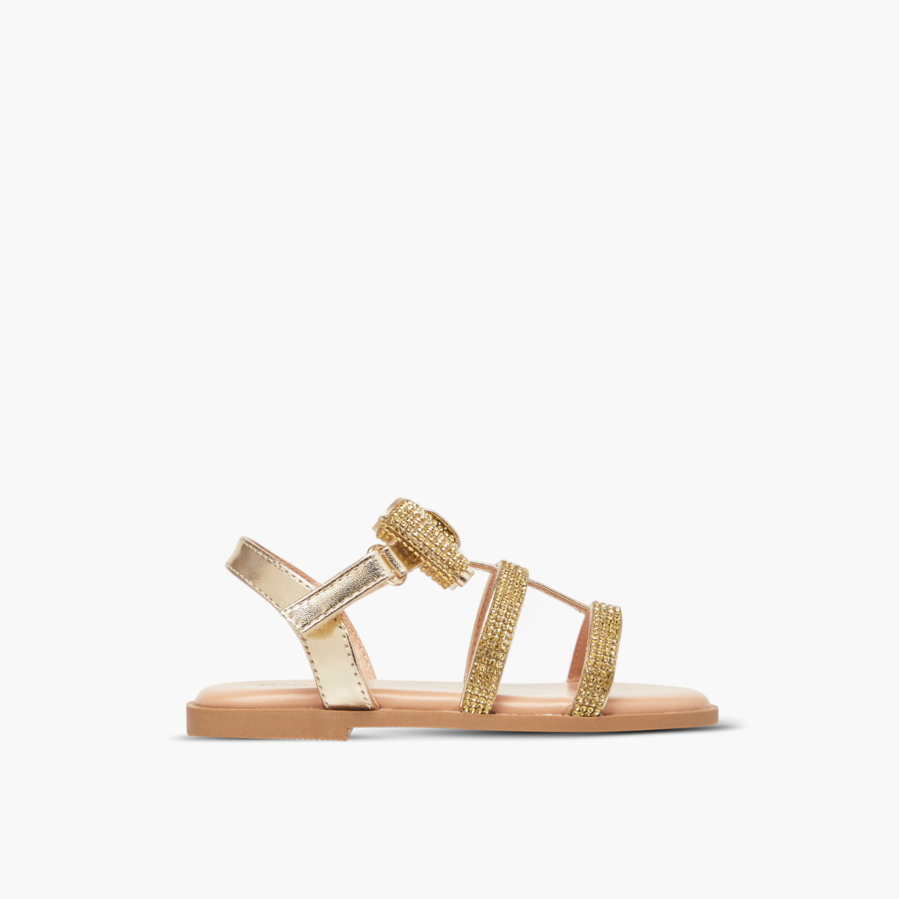صندل مزين بشريط إغلاق من فلورا بيلا-girls-shoes-sandals-image-2