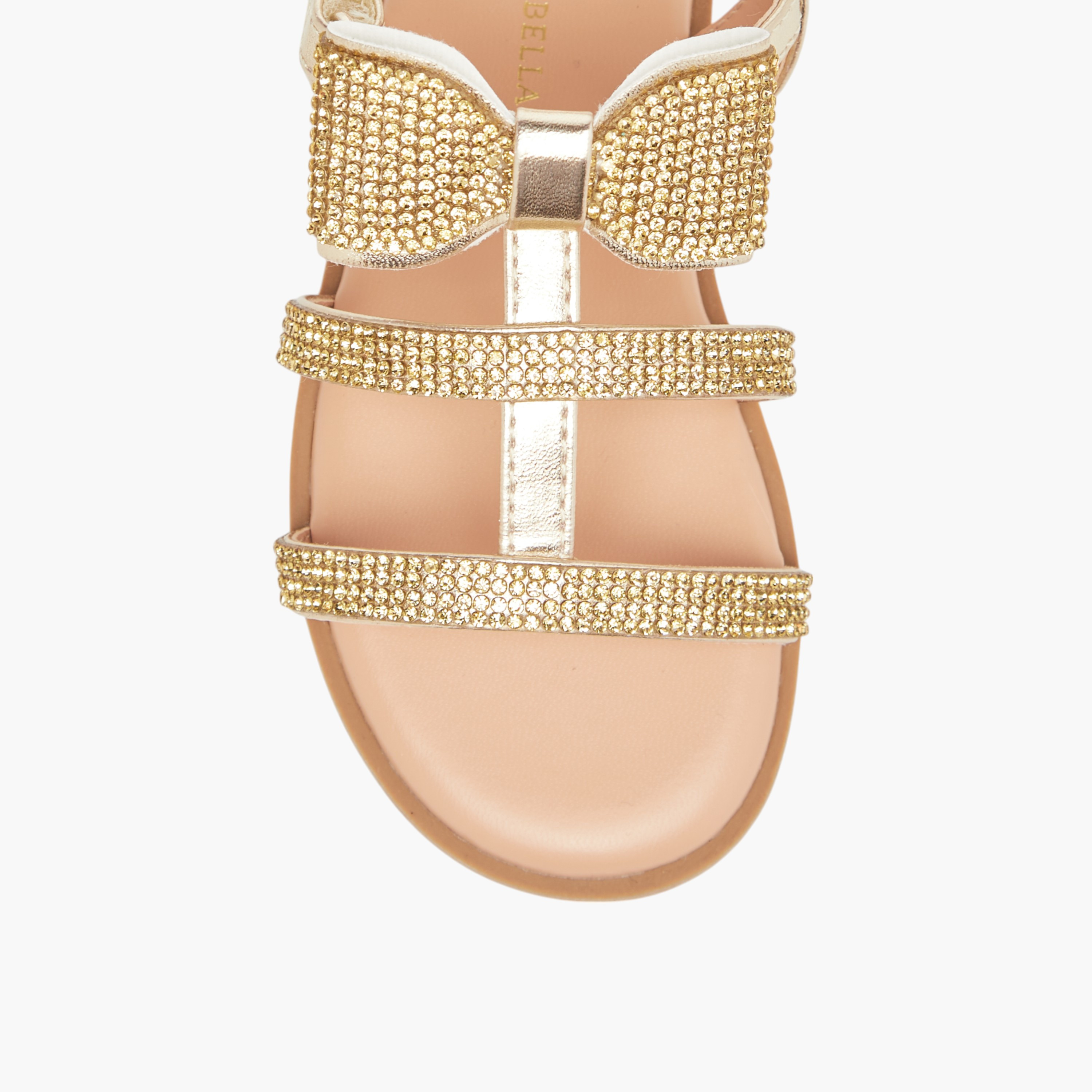 صندل مزين بشريط إغلاق من فلورا بيلا-girls-shoes-sandals-image-3