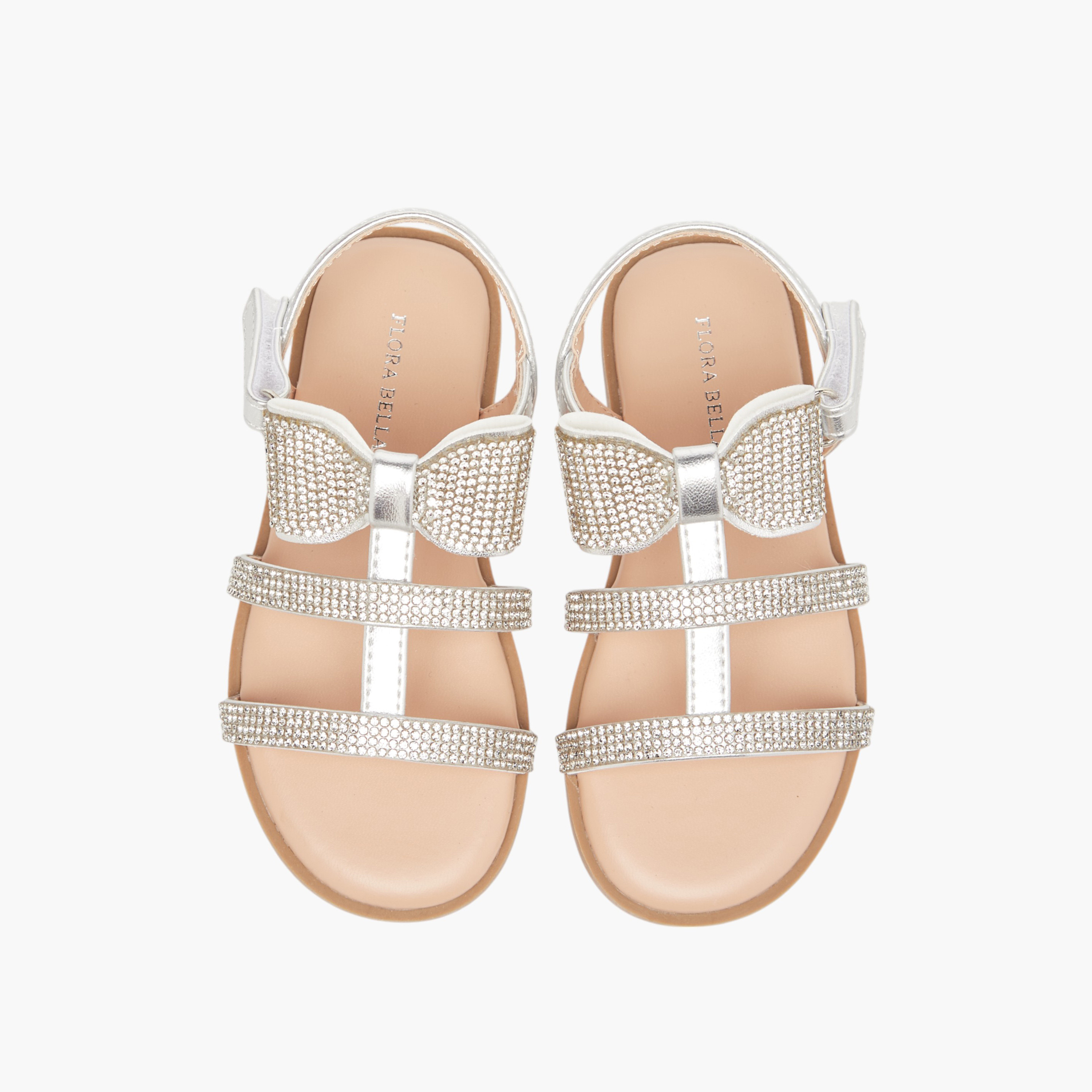 صندل مزين بشريط إغلاق من فلورا بيلا-girls-shoes-sandals-image-5