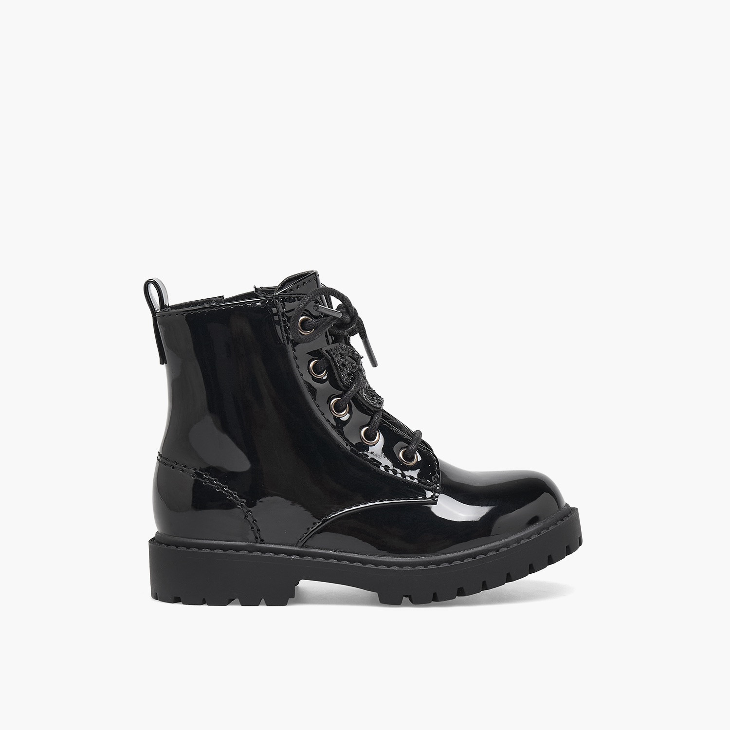 Juniors Girls Embellished Lace-Up Ankle Boots-girls-shoes-boots-image-3