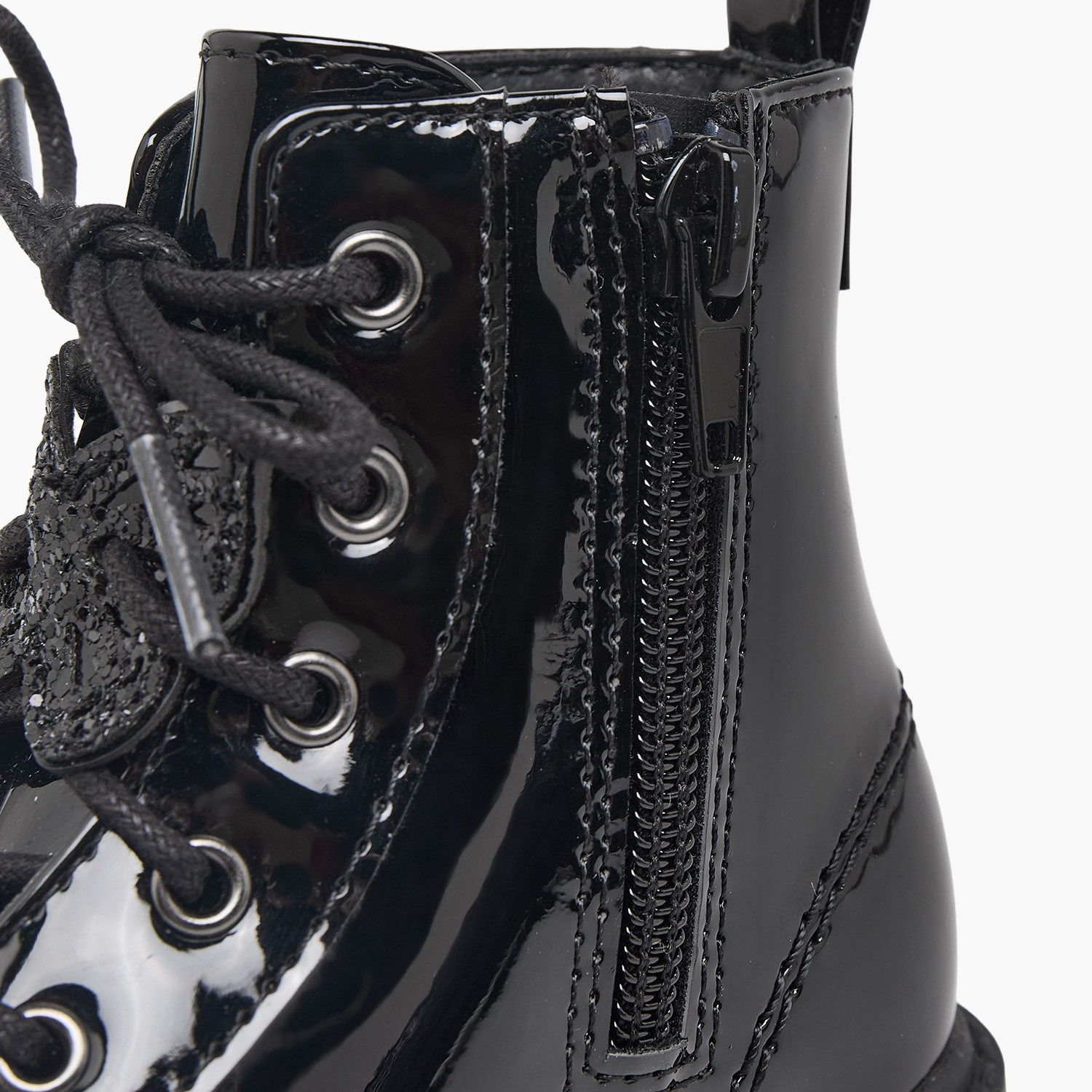 Juniors Girls Embellished Lace-Up Ankle Boots-girls-shoes-boots-image-5