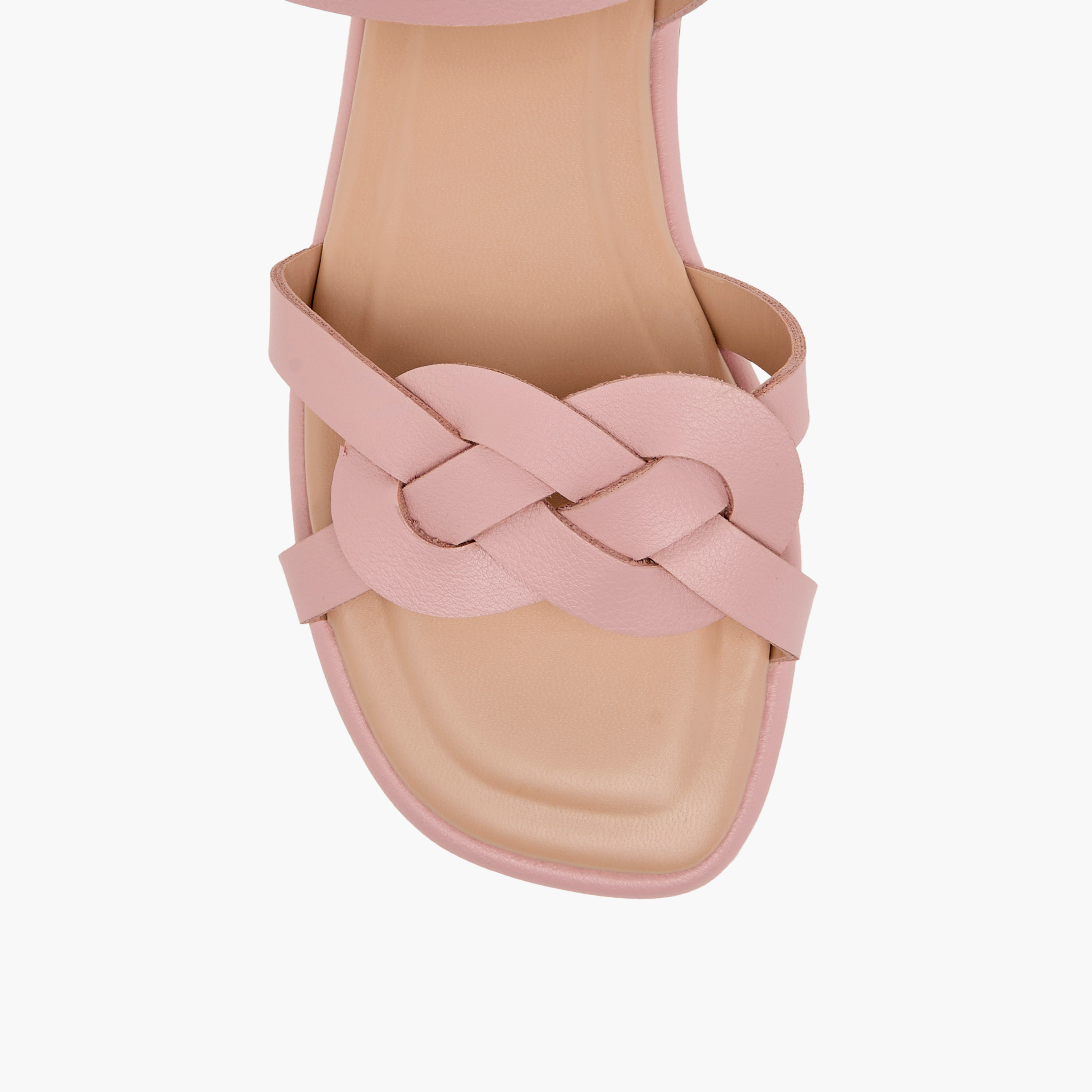 Flora Bella Strap Detail Sandals with Hook and Loop Closure-girls-shoes-sandals-image-3