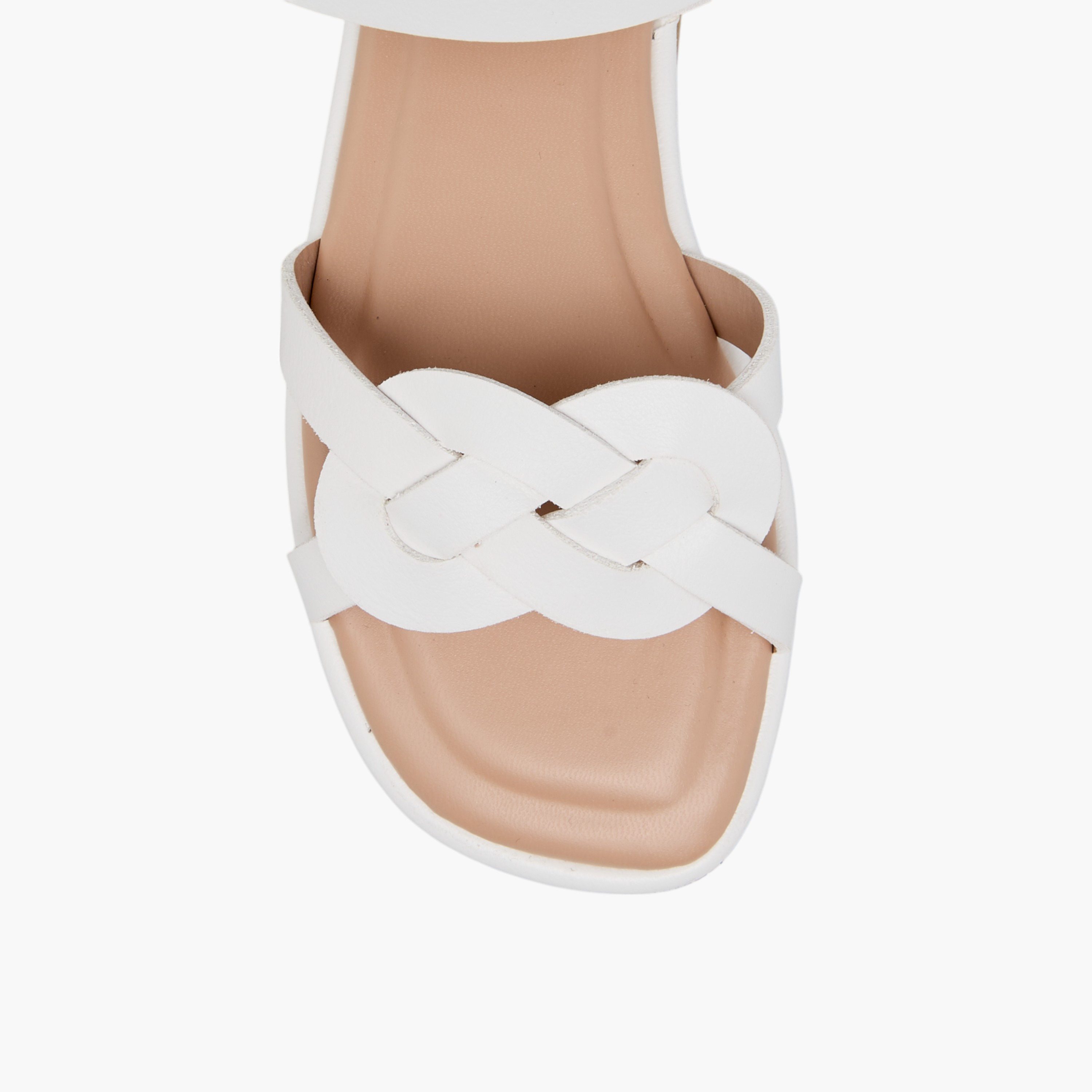 Flora Bella Strap Detail Sandals with Hook and Loop Closure-girls-shoes-sandals-image-3