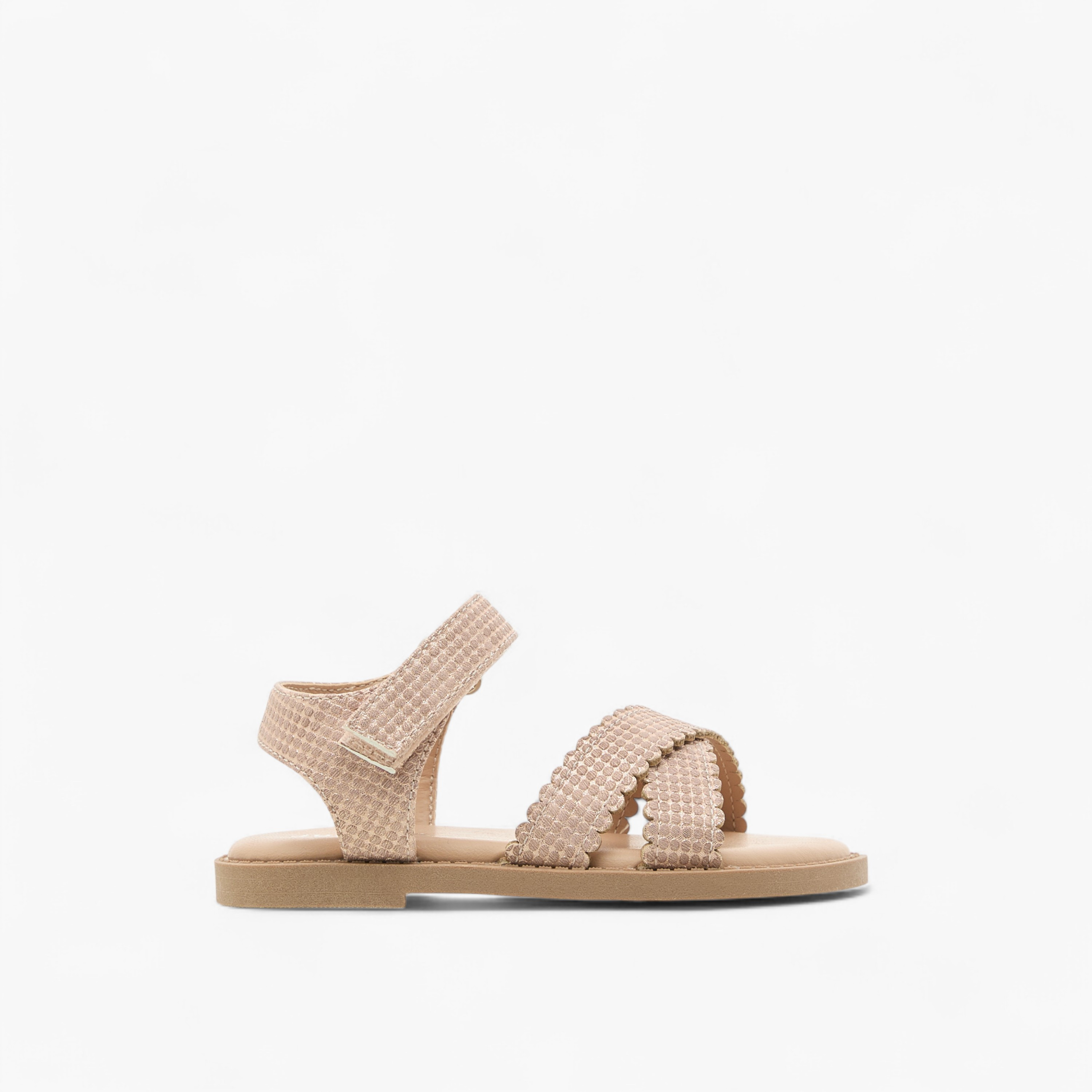 صندل بأحزمة متقاطعة وشريط إغلاق لاصق من جونيورز-girls-shoes-sandals-image-2