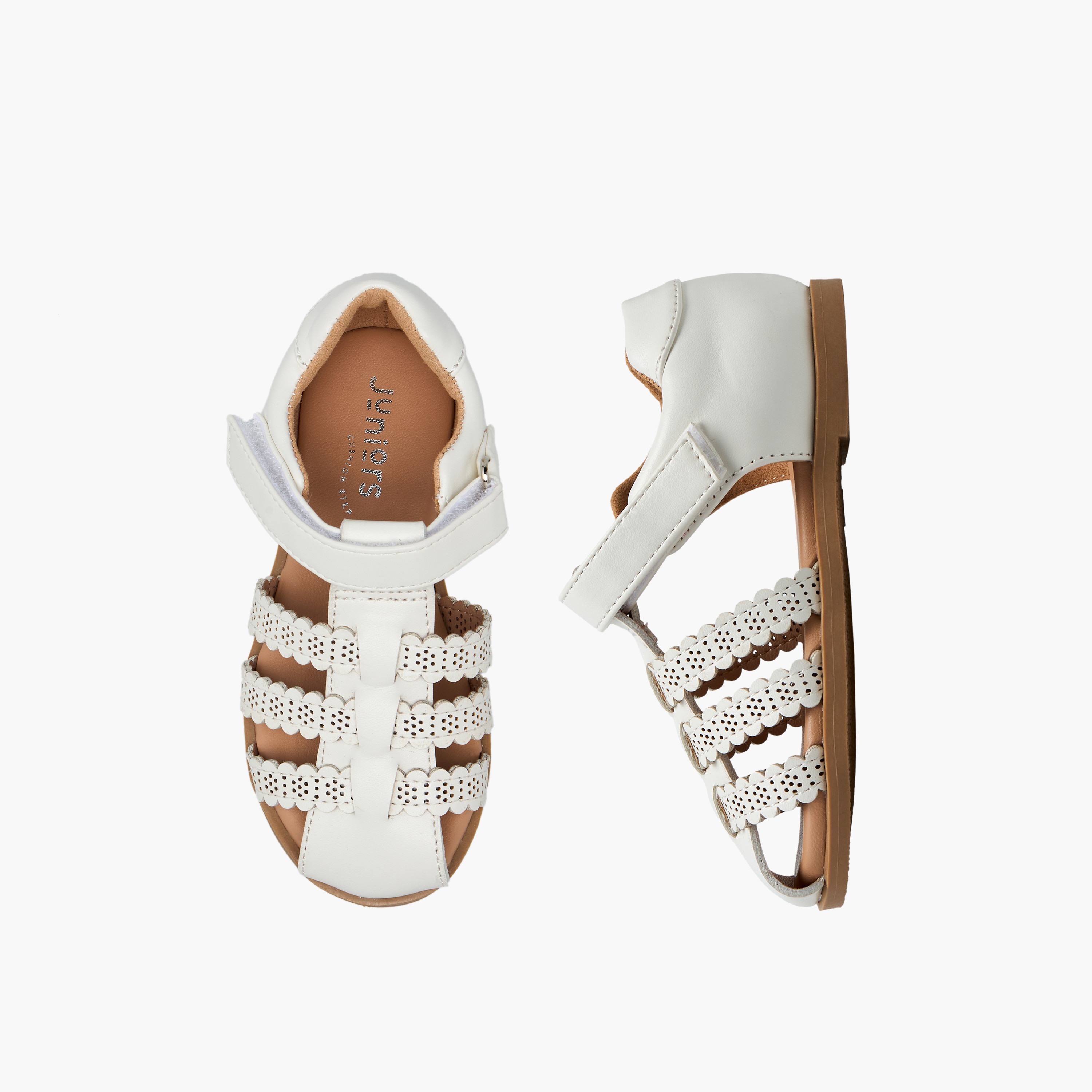 صندل بشريط إغلاق لاصق من جونيورز-girls-shoes-sandals-image-1