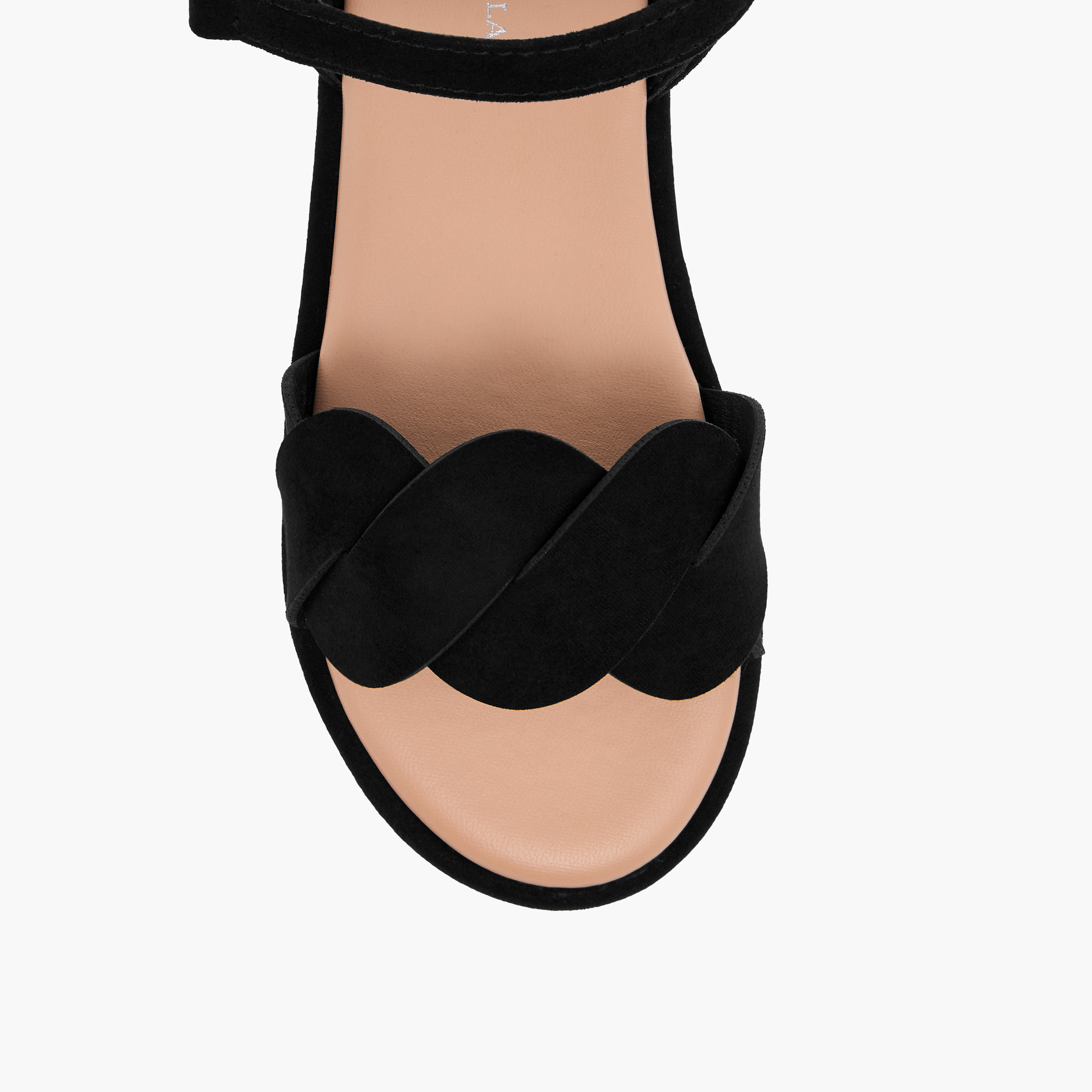Flora Bella Strap Detail Sandals with Hook and Loop Closure-girls-shoes-sandals-image-3