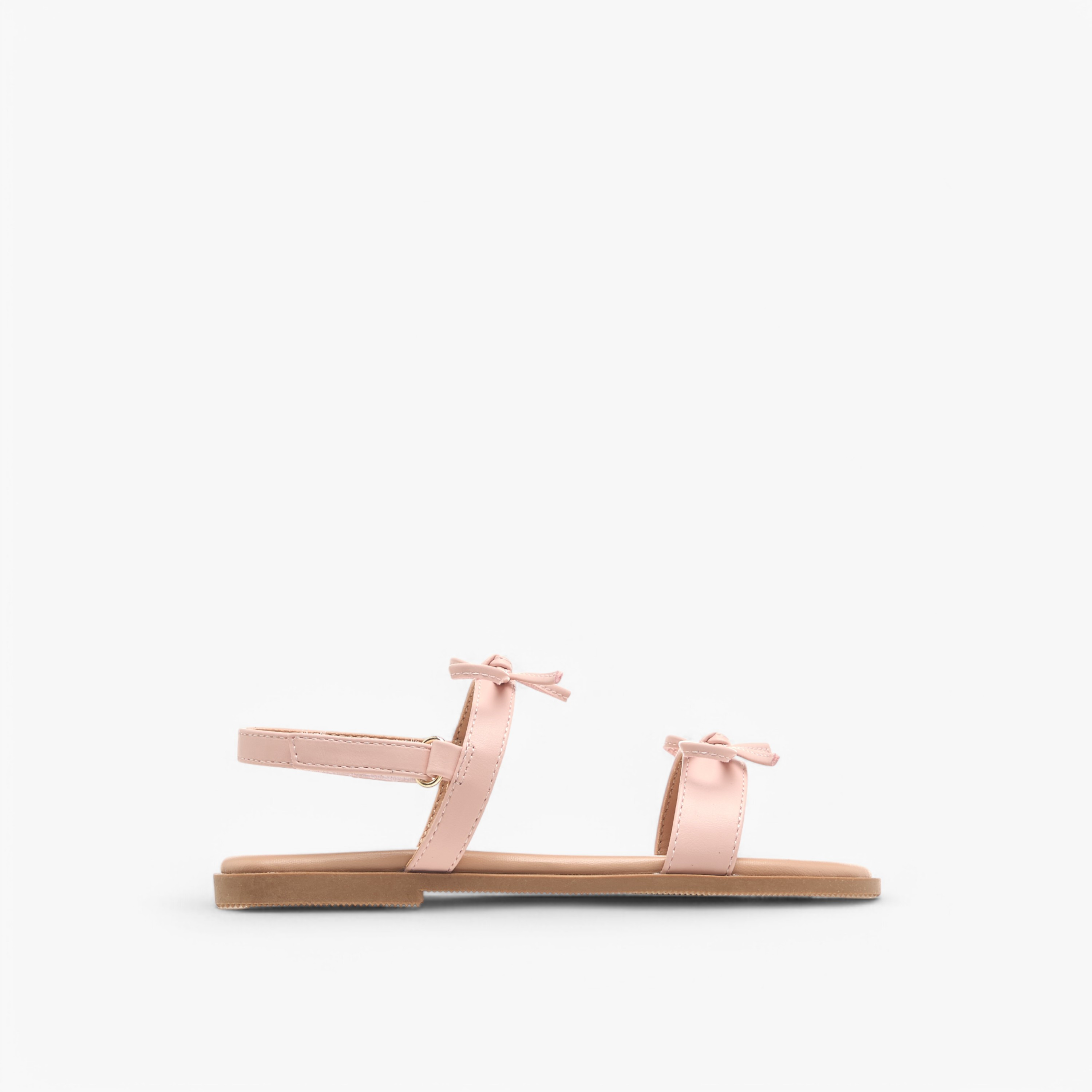 Flora Bella Bow Accent Sandals with Hook and Loop Closure-girls-shoes-sandals-image-2