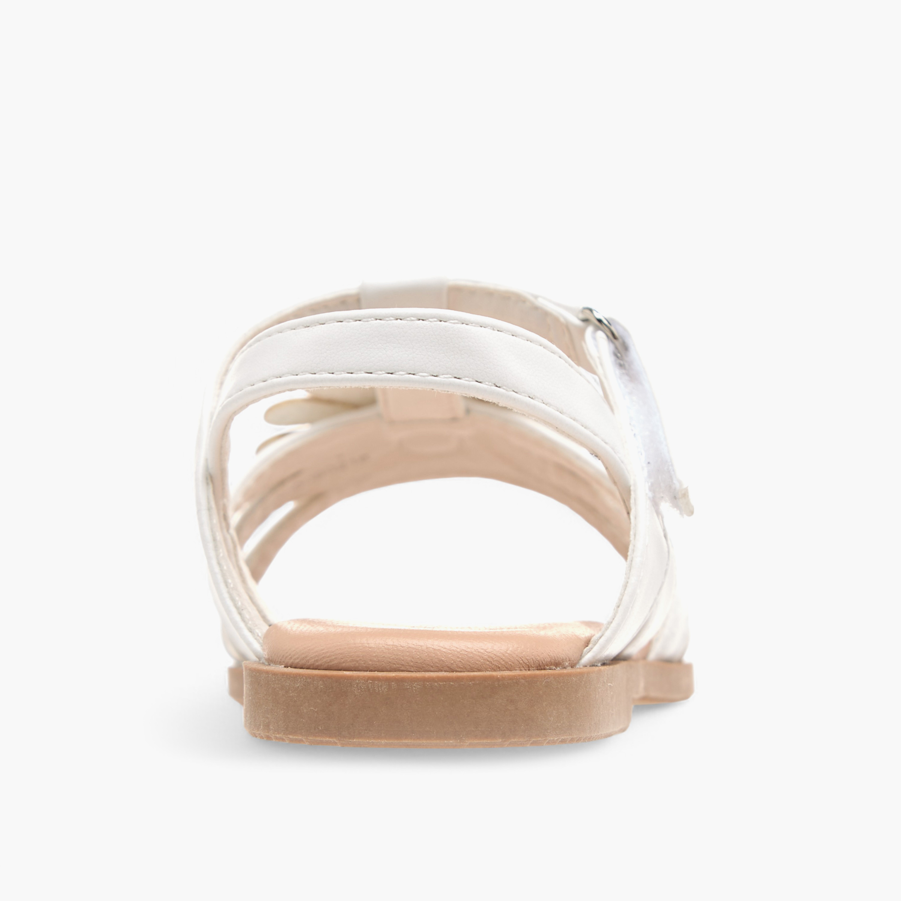 Flora Bella Applique Detail Sandals with Hook and Loop Closure-girls-shoes-sandals-image-4