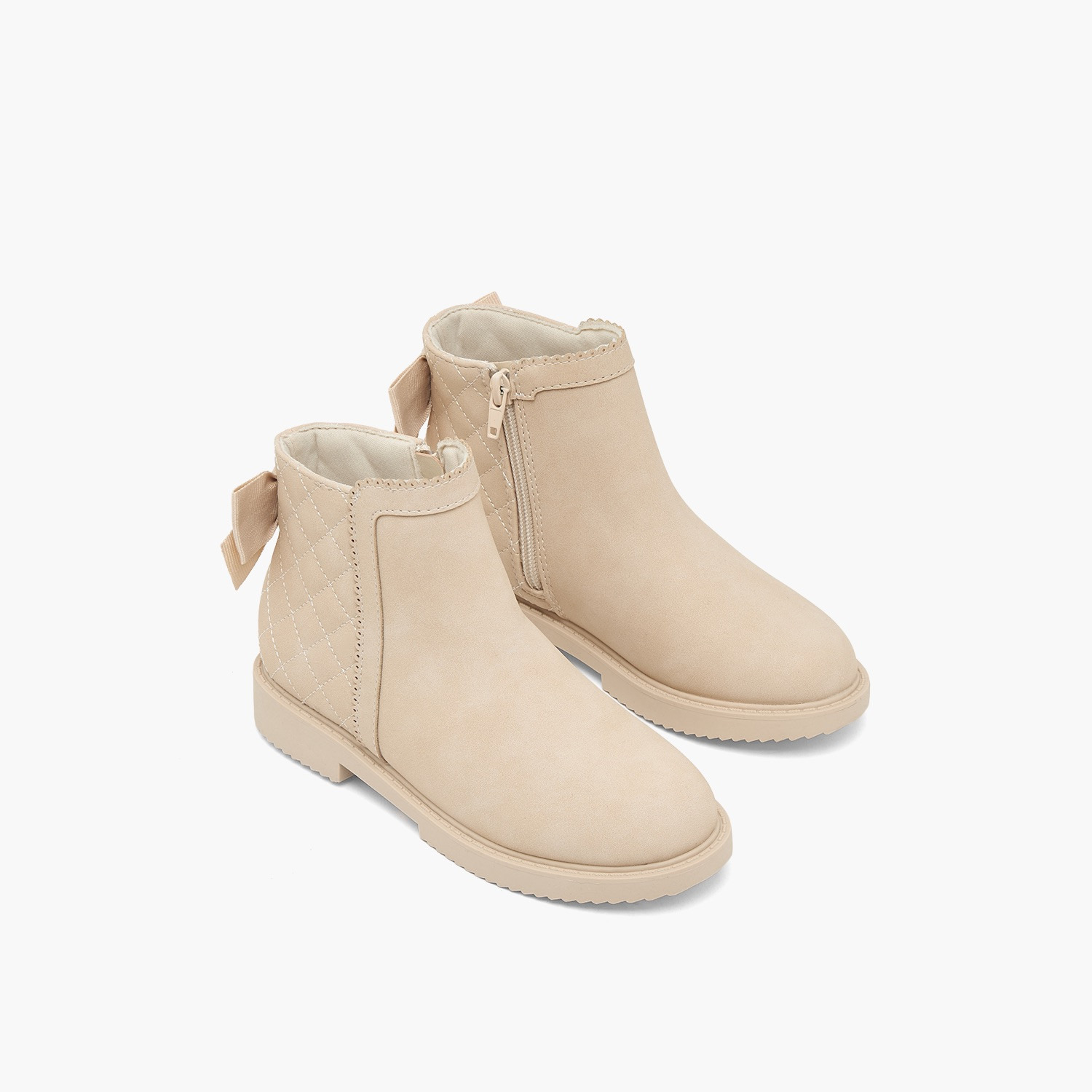 بوت مبطن بطول الكاحل وفيونكة للبنات من فلورا بيلا-girls-shoes-boots-image-7