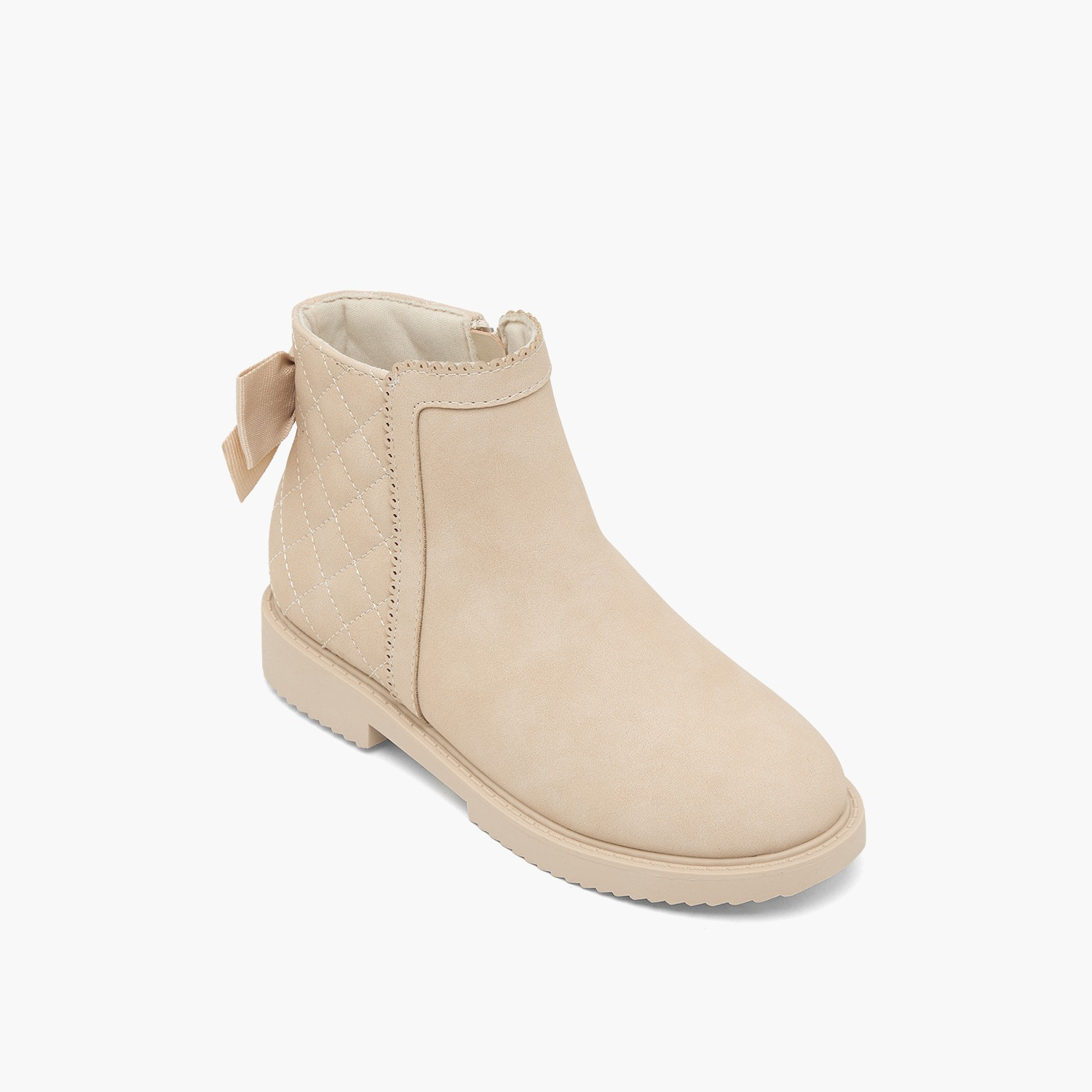بوت مبطن بطول الكاحل وفيونكة للبنات من فلورا بيلا-girls-shoes-boots-image-8