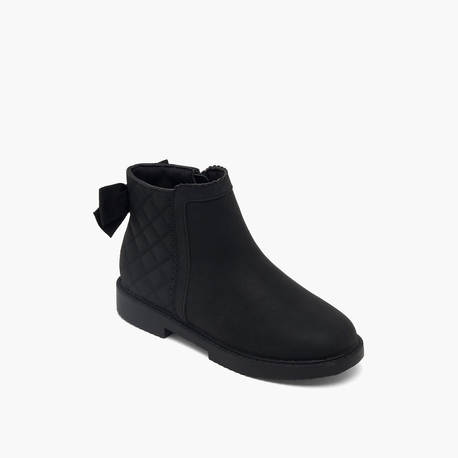 بوت مبطن بطول الكاحل وفيونكة للبنات من فلورا بيلا-girls-shoes-boots-image-14