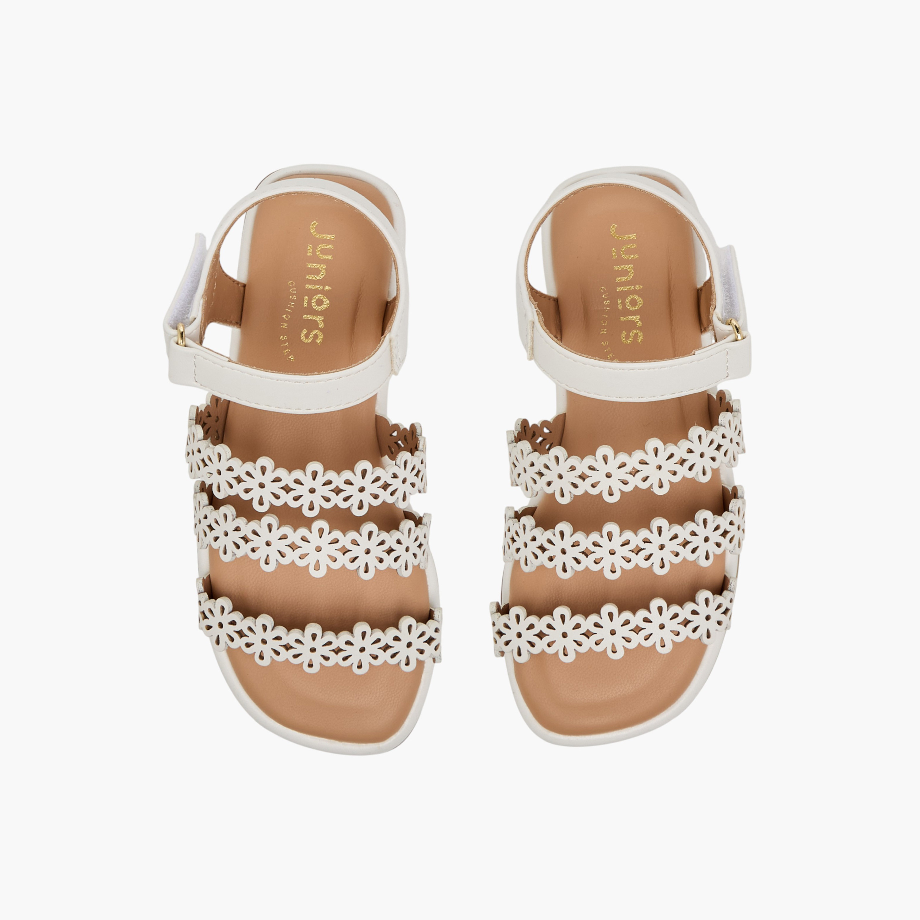 صندل بشريط إغلاق لاصق للبنات من جونيورز-girls-shoes-sandals-image-1