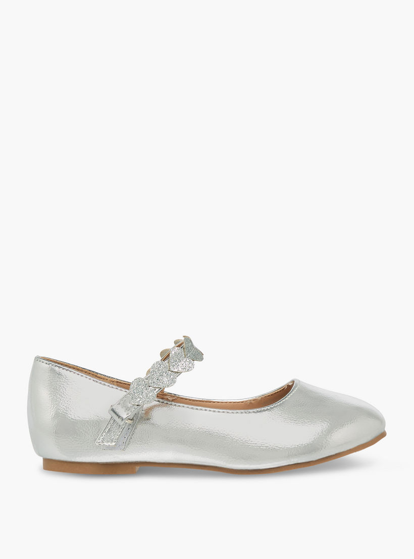 حذاء باليرينا بشريط لاصق للبنات من جونيورز-girls-shoes-ballerinas-image-3