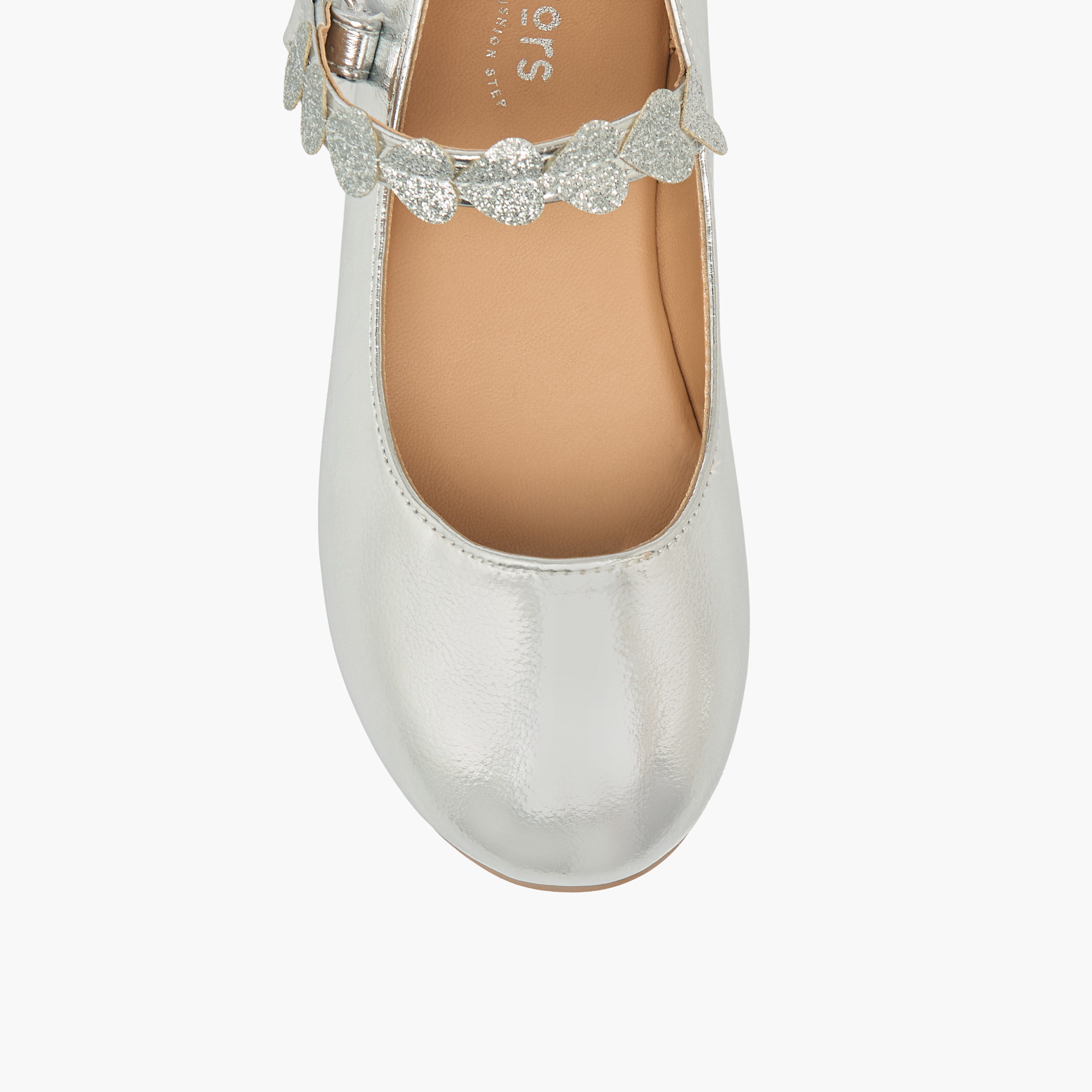 حذاء باليرينا بشريط لاصق للبنات من جونيورز-girls-shoes-ballerinas-image-4