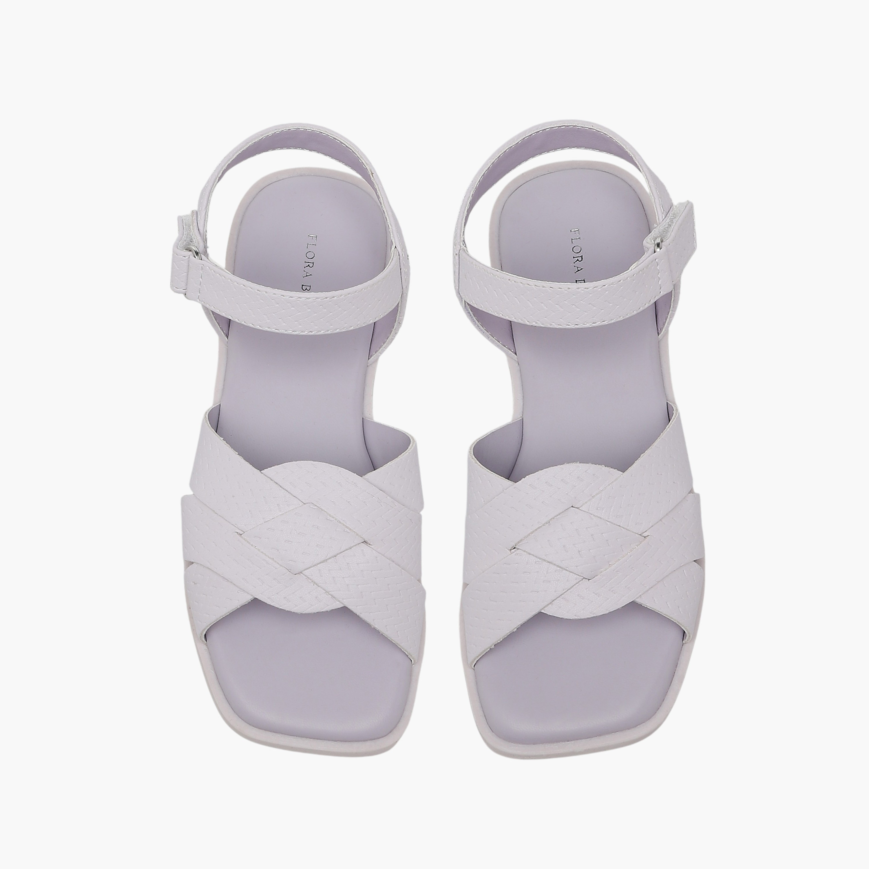 Flora Bella Girls Textured Hook & Loop Sandals-girls-shoes-sandals-image-1