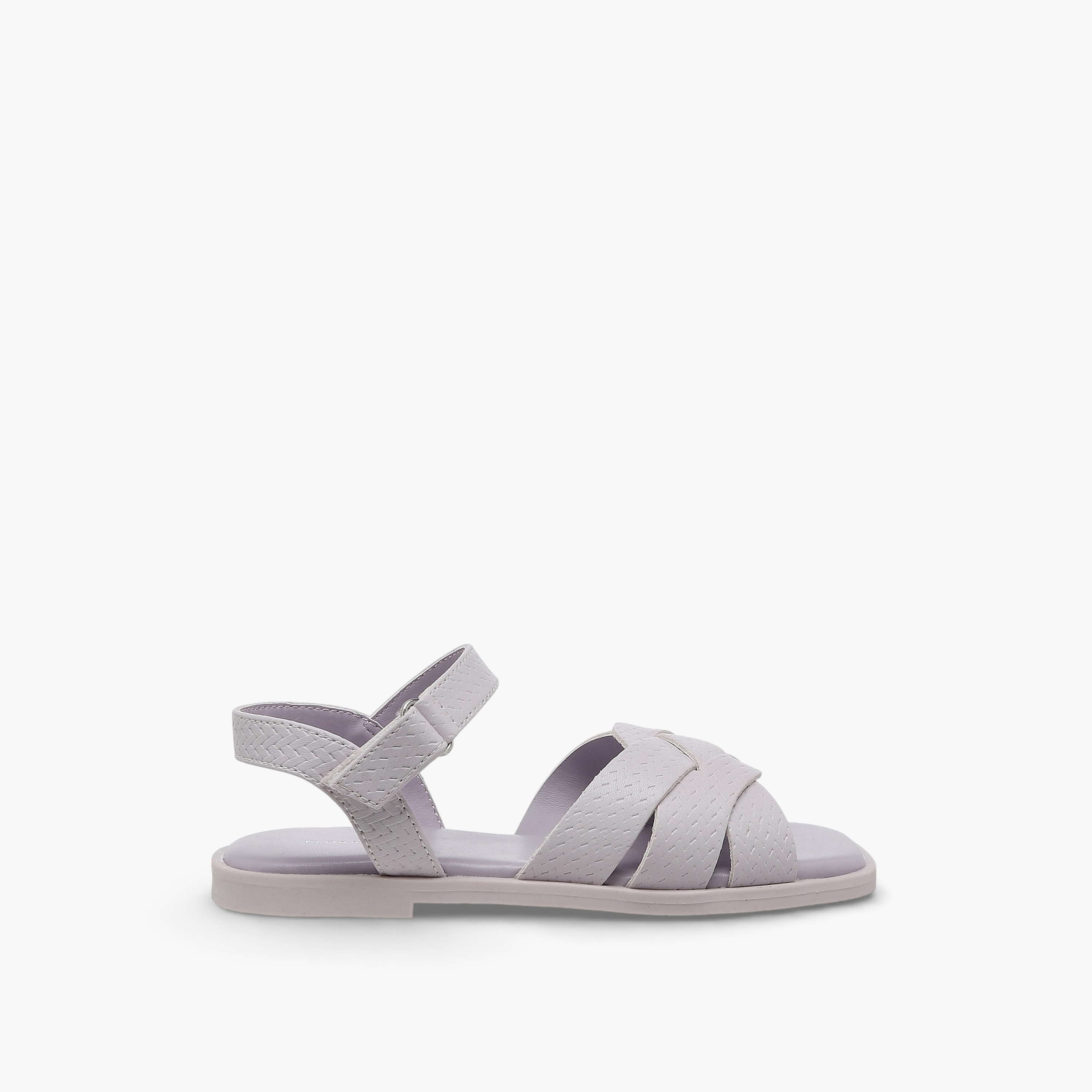 Flora Bella Girls Textured Hook & Loop Sandals-girls-shoes-sandals-image-2