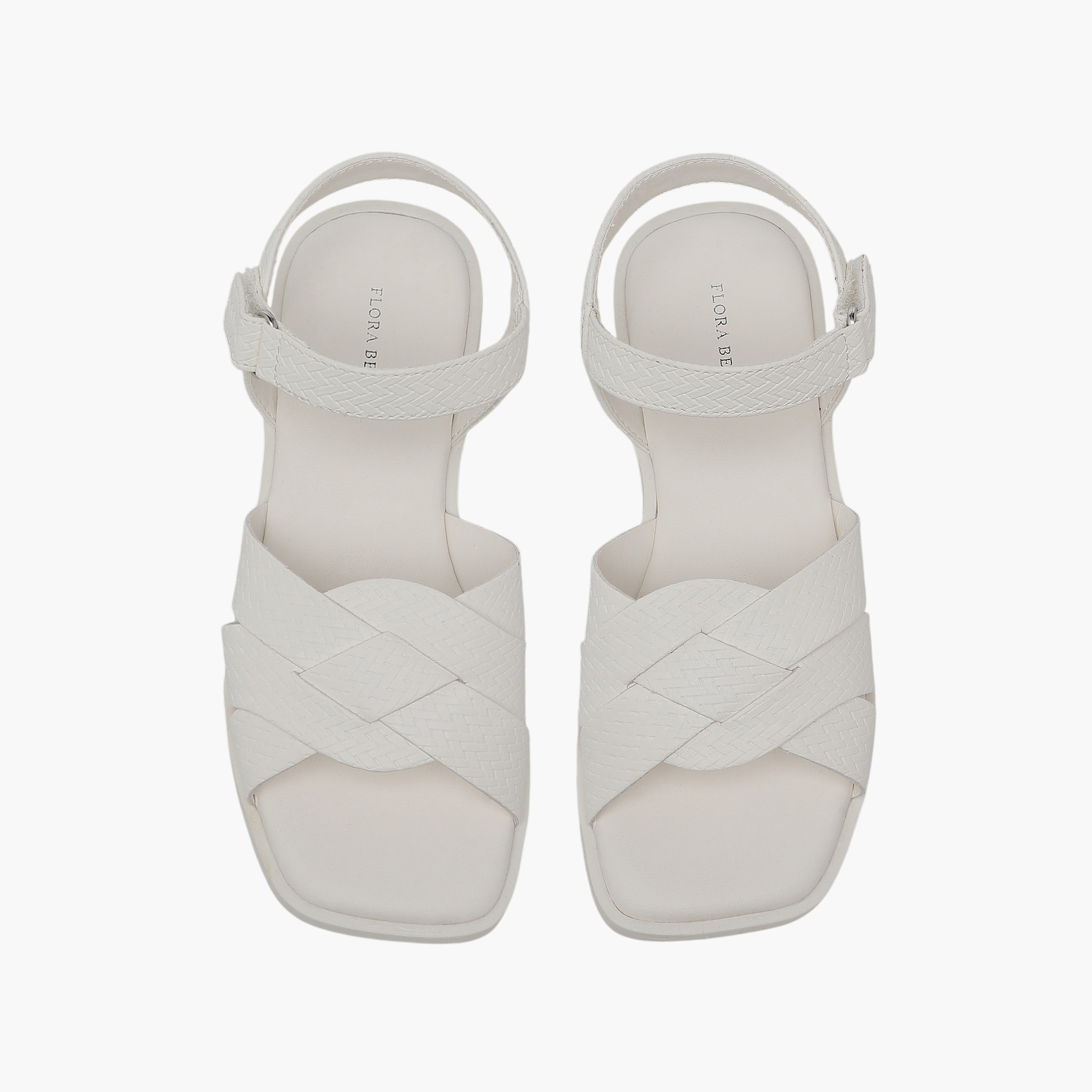Flora Bella Girls Textured Hook & Loop Sandals-girls-shoes-sandals-image-1