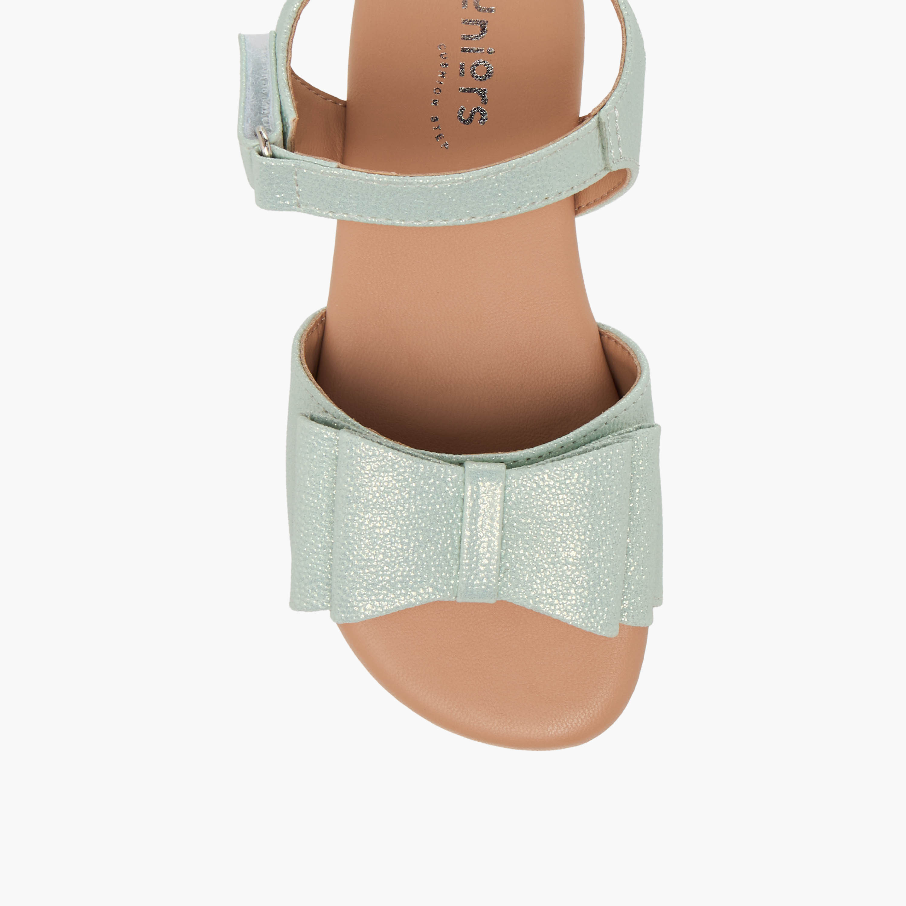 صندل بشريط إغلاق لاصق وفيونكة للبنات من جونيورز-girls-shoes-sandals-image-3