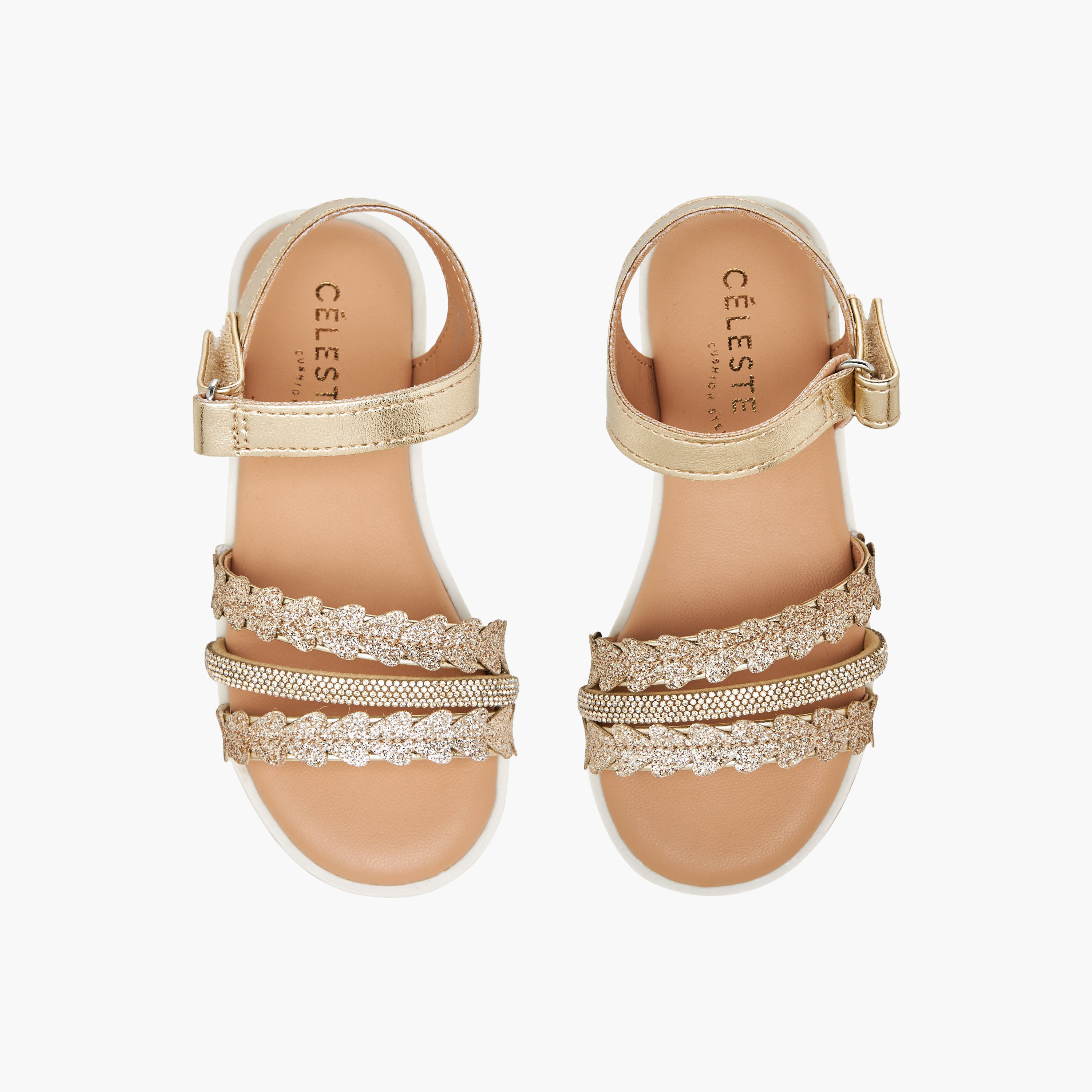 صندل مزين بشريط إغلاق لاصق من سيليست-girls-shoes-sandals-image-1