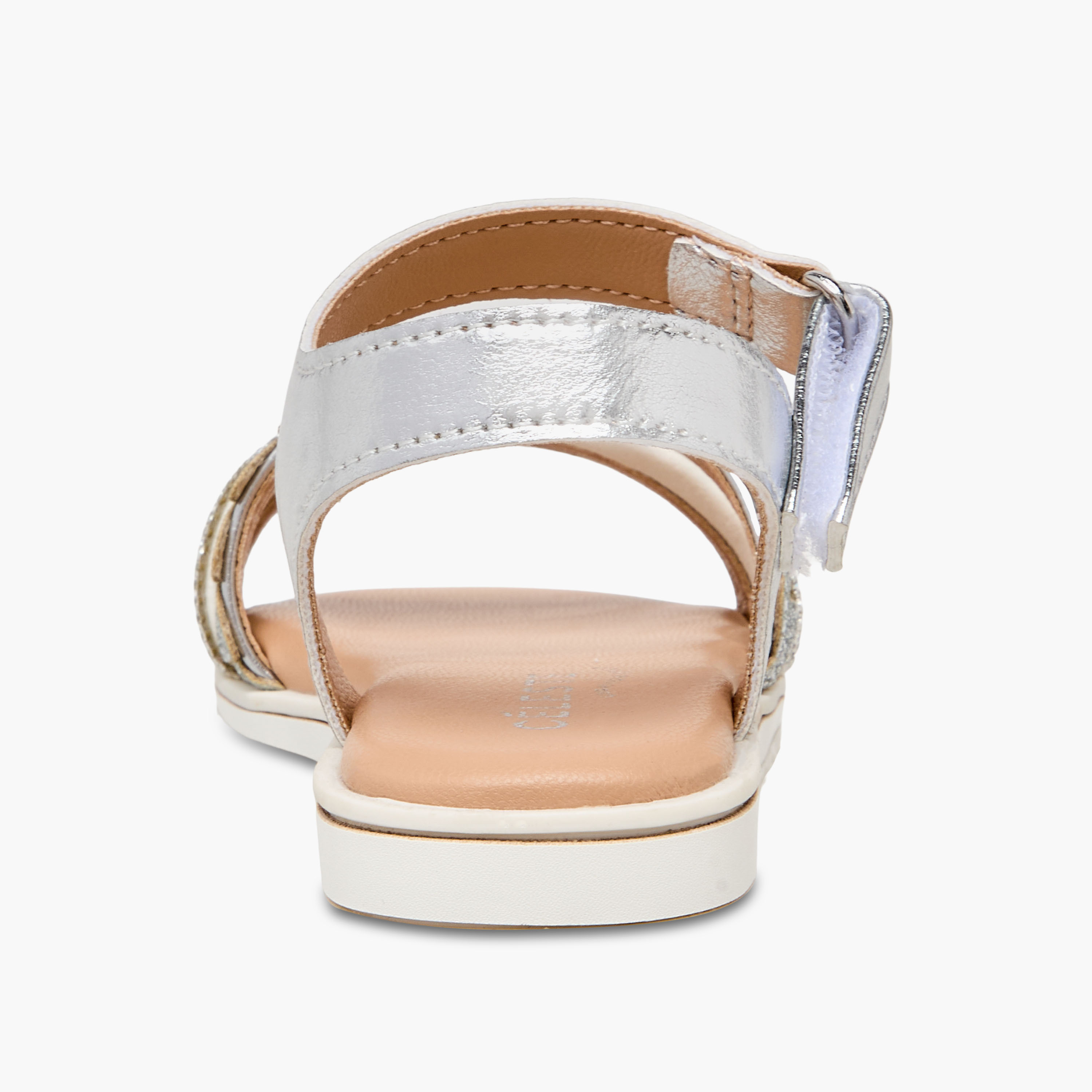 Celeste Girls Embellished Hook & Loop Sandals-girls-shoes-sandals-image-5