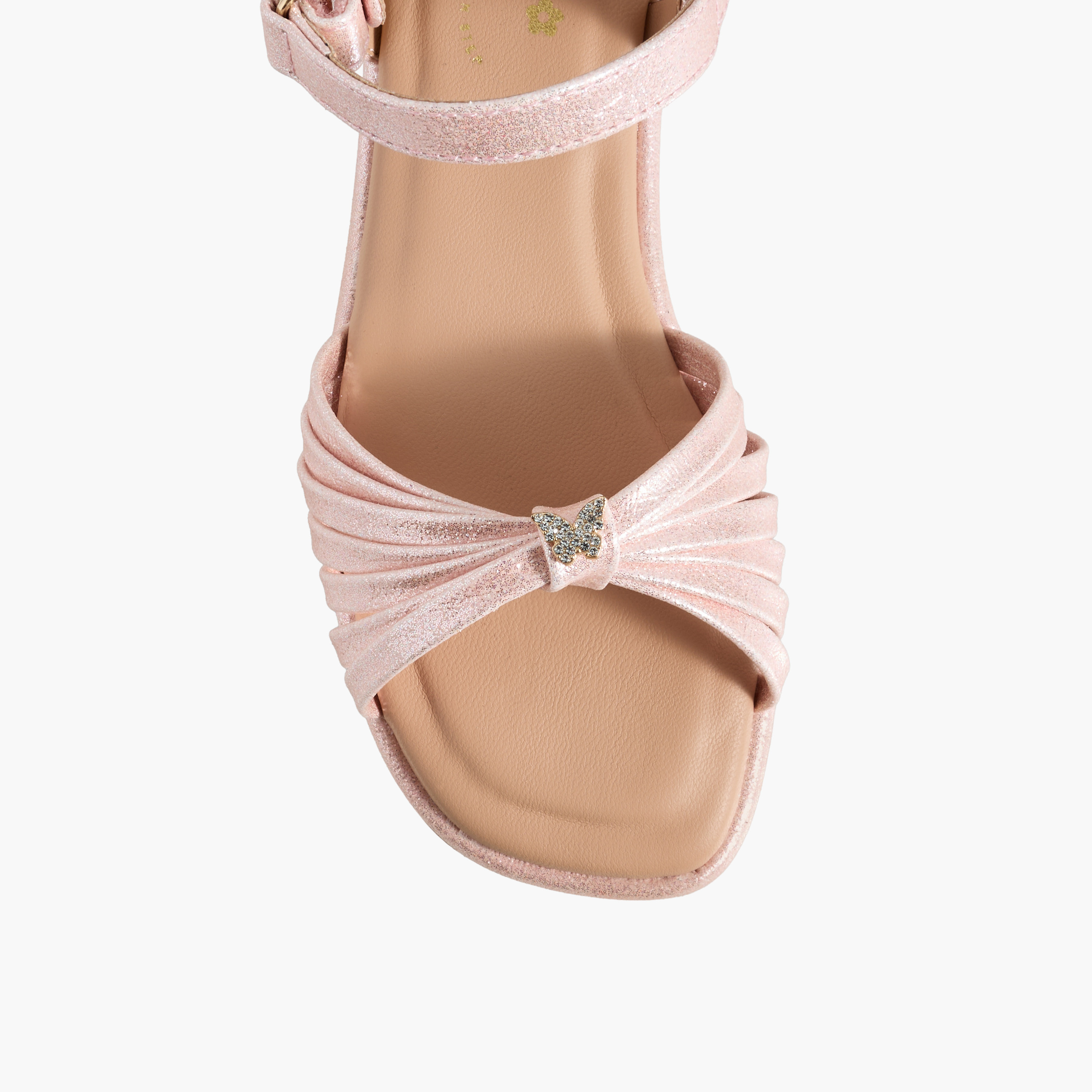 Little Missy Girls Butterfly Embellished Flat Sandals-girls-shoes-sandals-image-3