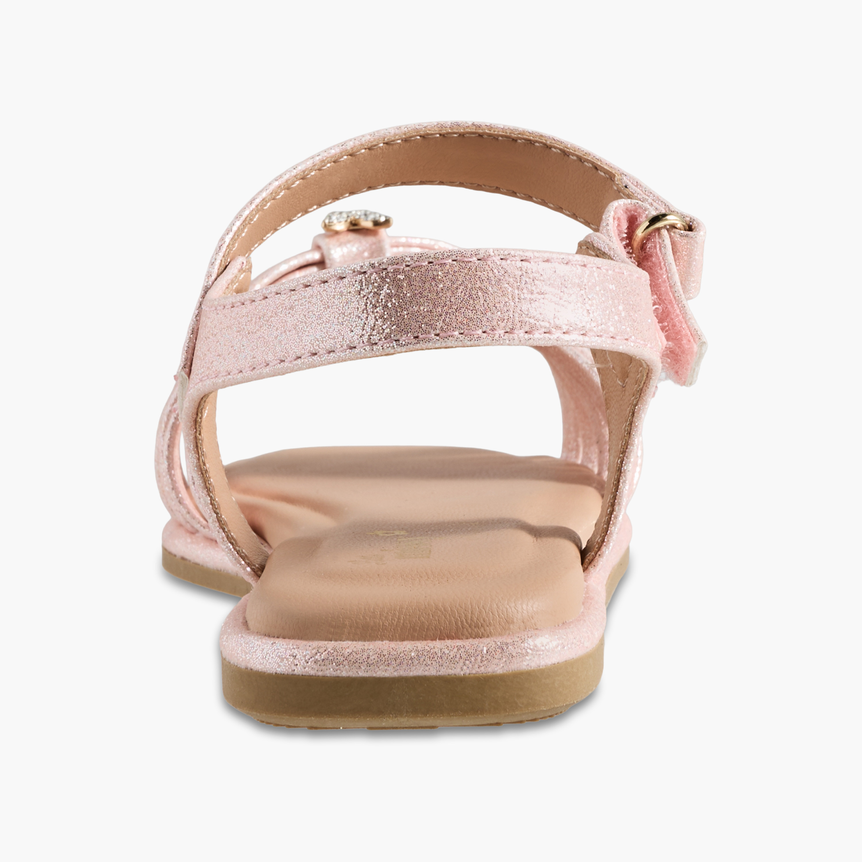Little Missy Girls Butterfly Embellished Flat Sandals-girls-shoes-sandals-image-4