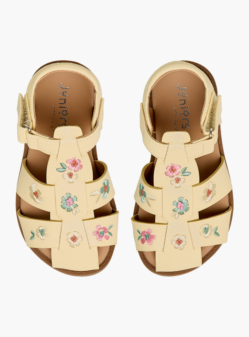 صندل مطرز للبنات من جونيورز-girls-shoes-sandals-image-1
