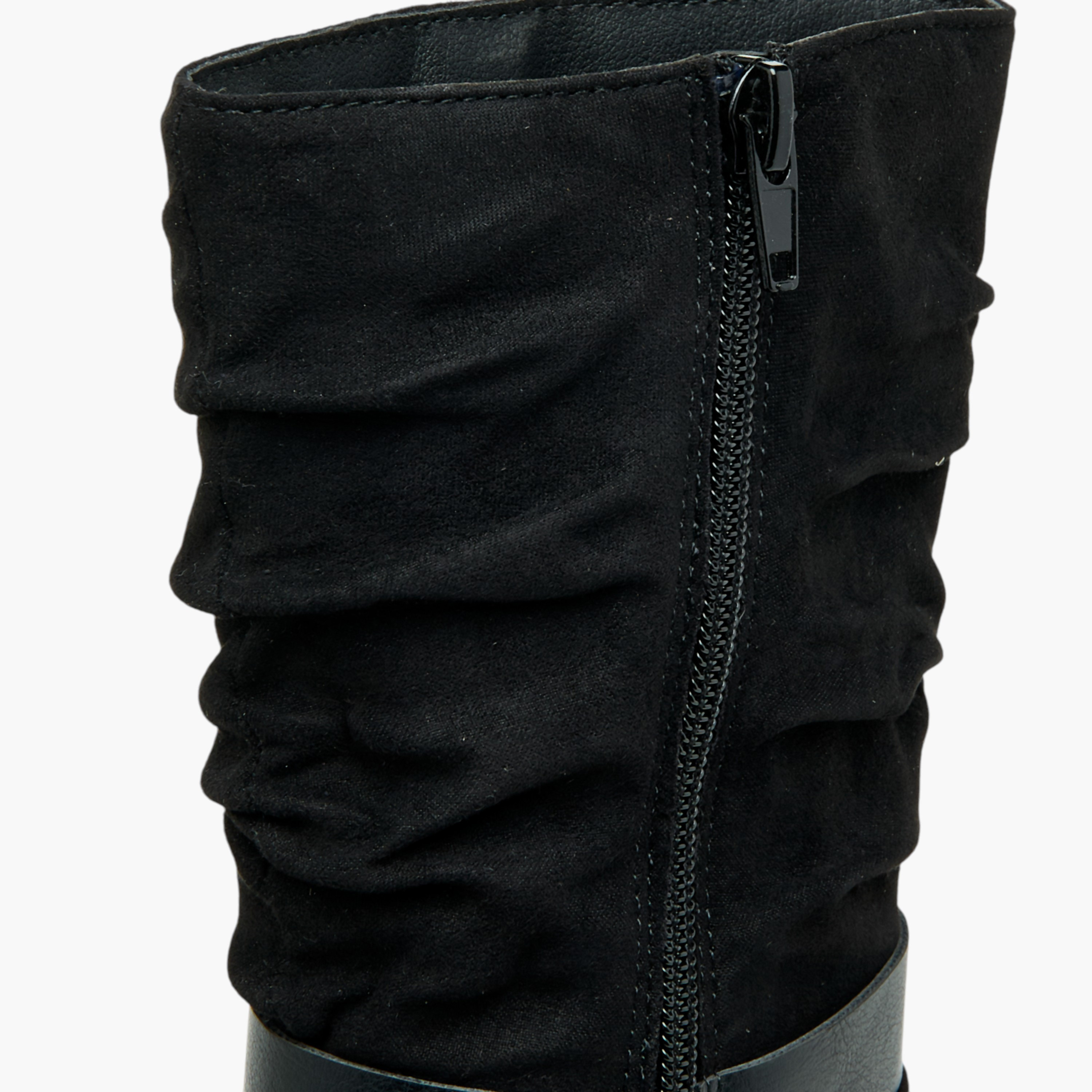 Flora Bella Strap Accent High Cut Boots with Zip Closure-girls-shoes-boots-image-6
