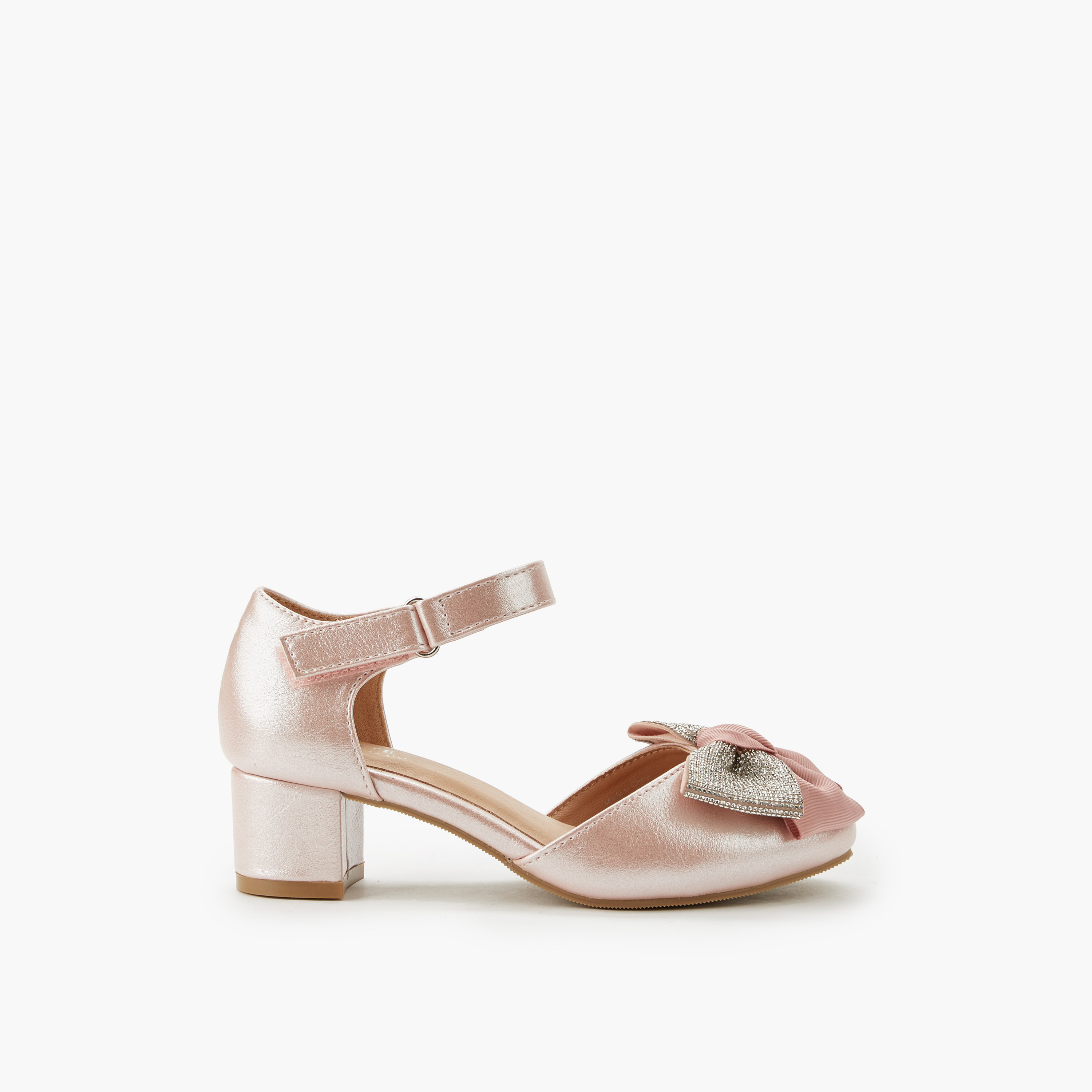 Celeste Girls Block Heel Sandals-girls-shoes-sandals-image-3