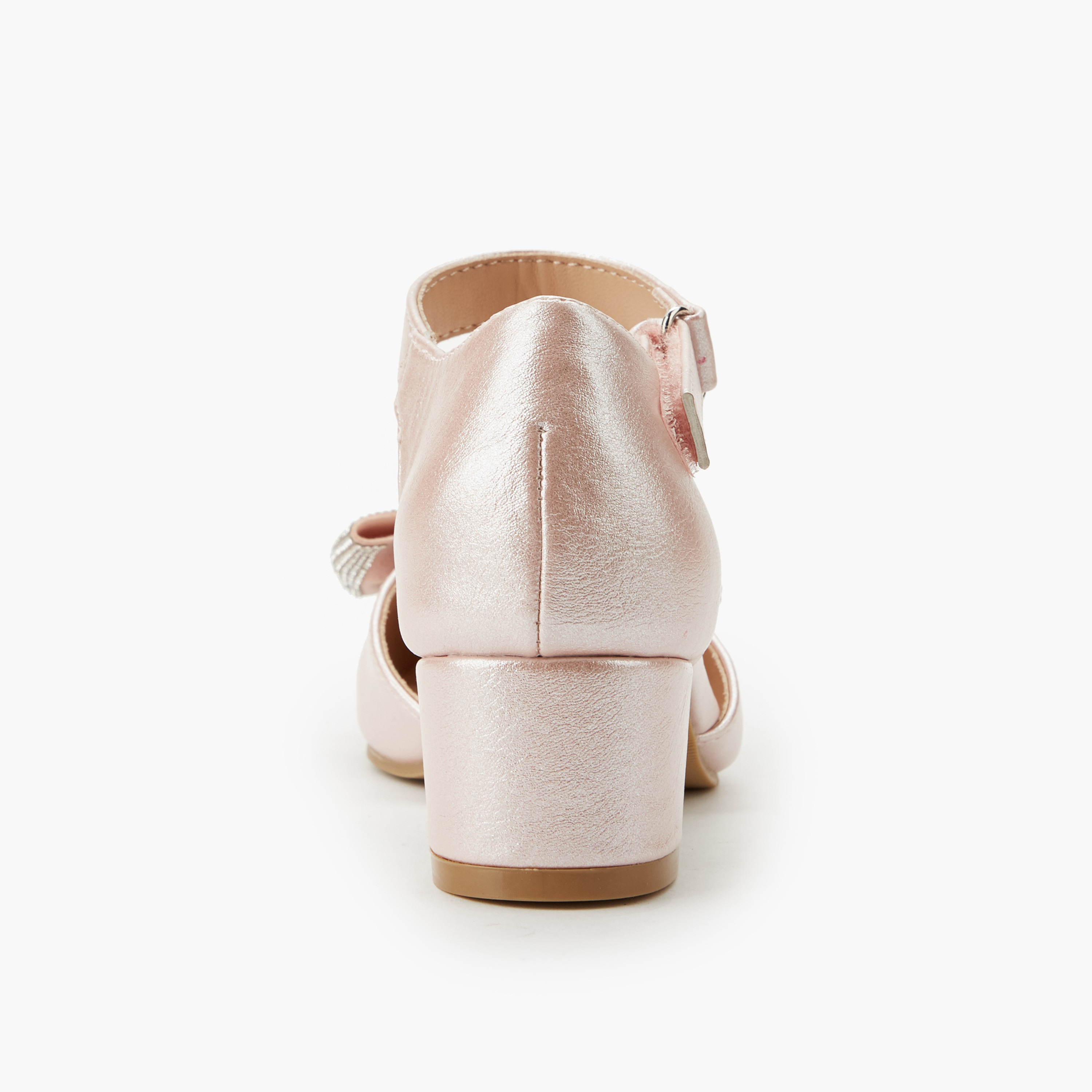 Celeste Girls Block Heel Sandals-girls-shoes-sandals-image-5