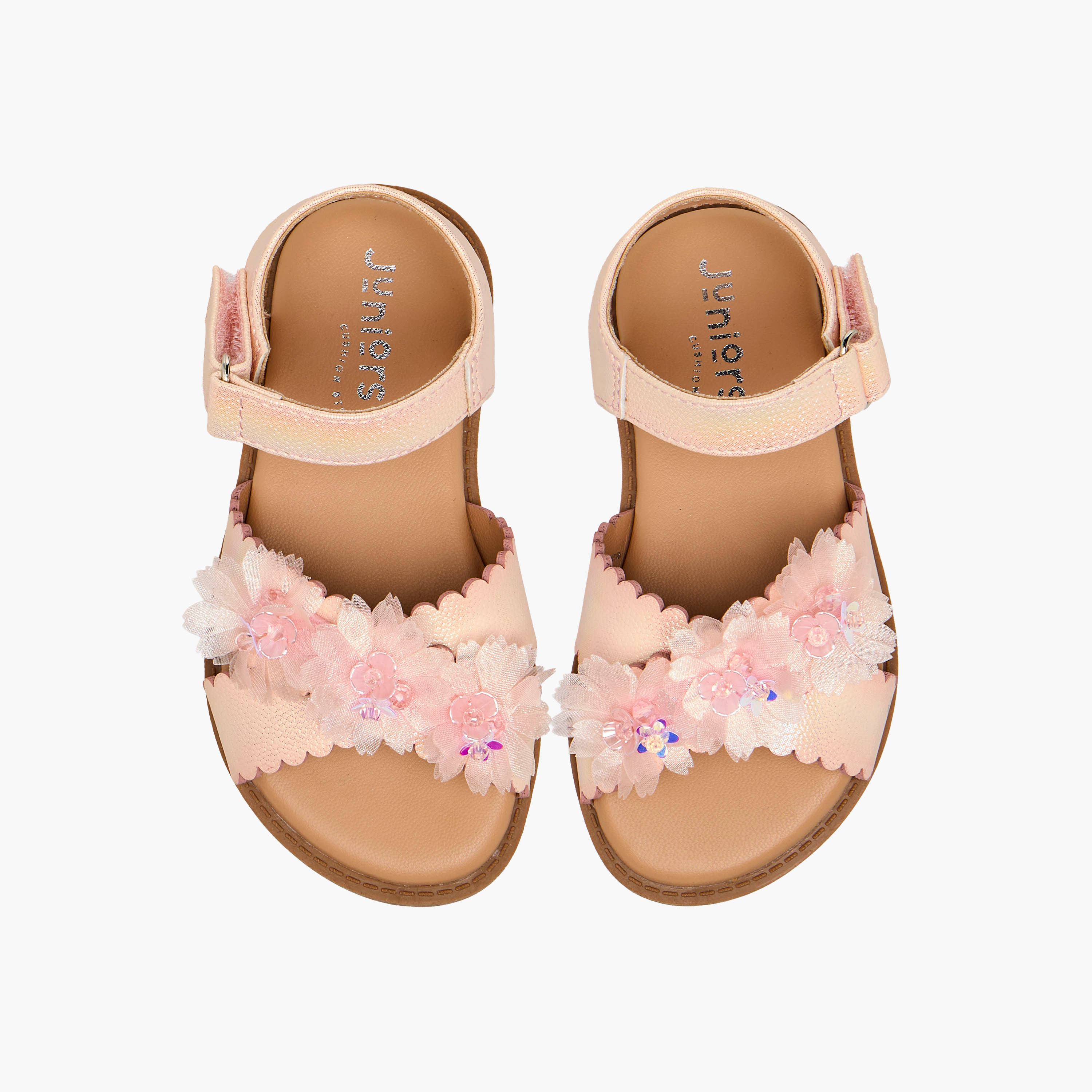 صندل بشريط إغلاق لاصق للبنات من جونيورز-girls-shoes-sandals-image-1