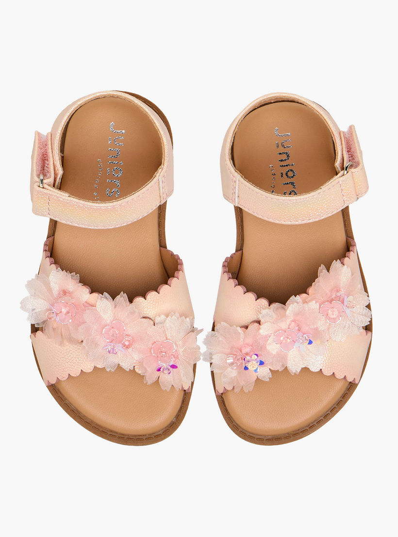 صندل بشريط إغلاق لاصق للبنات من جونيورز-girls-shoes-sandals-image-1