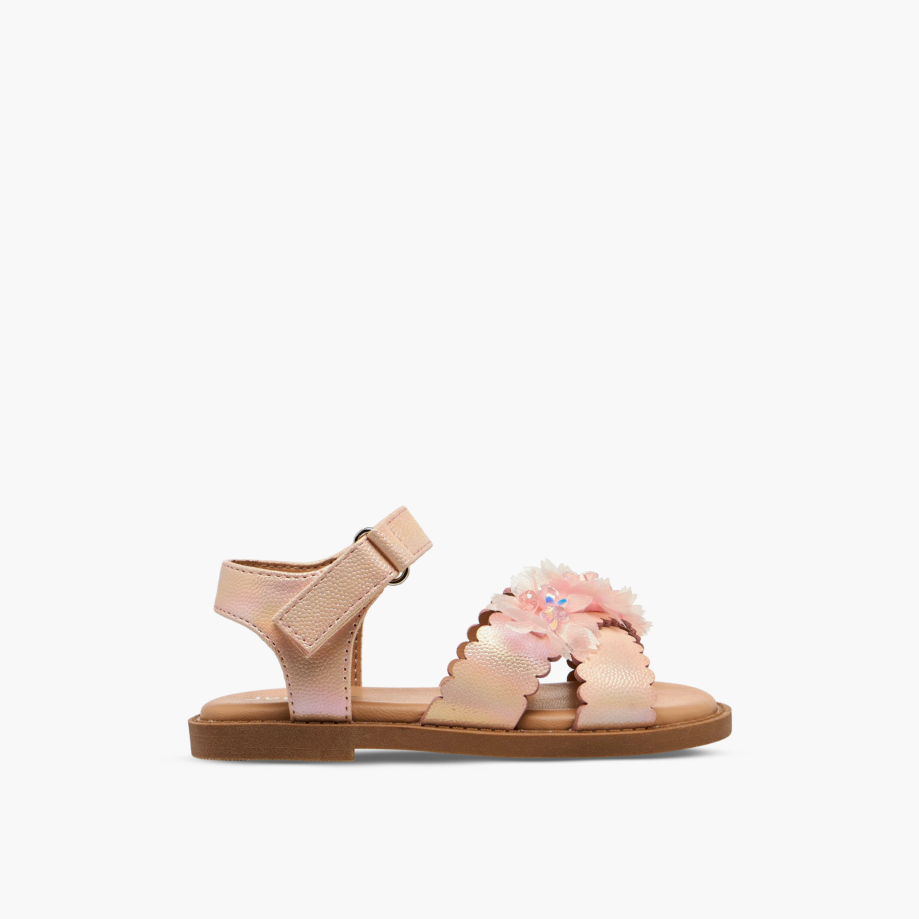 صندل بشريط إغلاق لاصق للبنات من جونيورز-girls-shoes-sandals-image-2