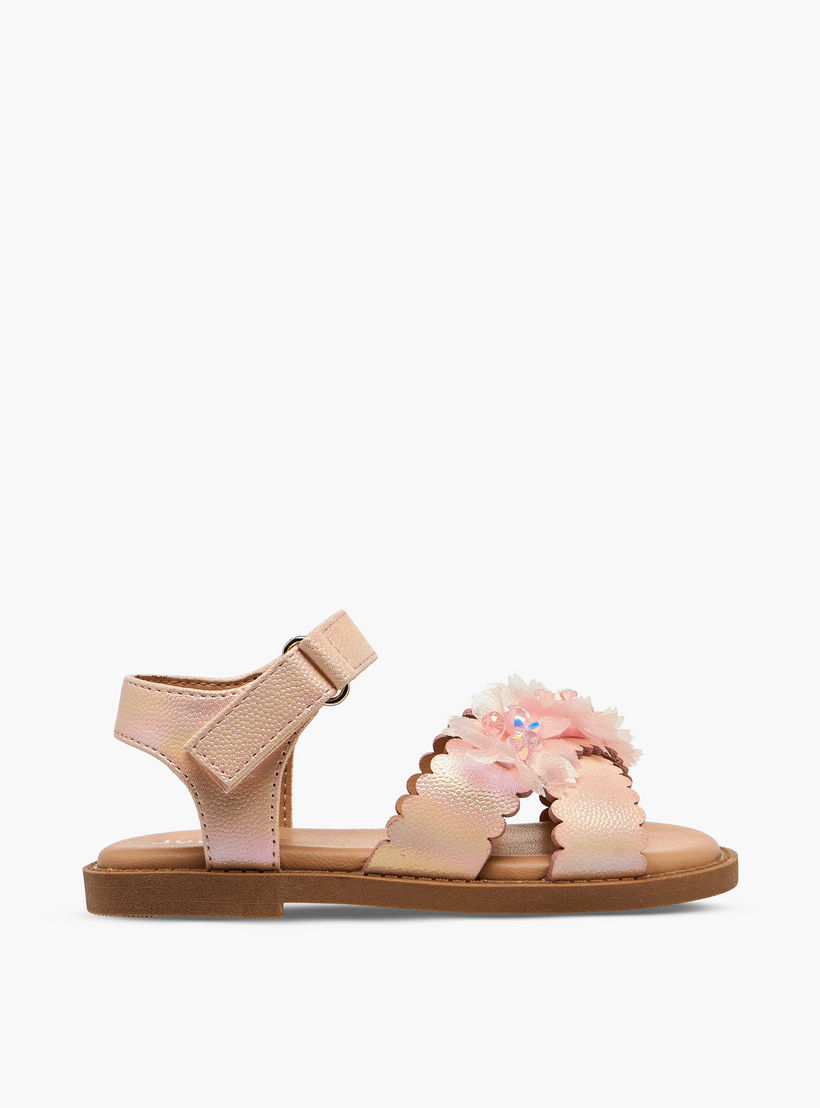 صندل بشريط إغلاق لاصق للبنات من جونيورز-girls-shoes-sandals-image-2