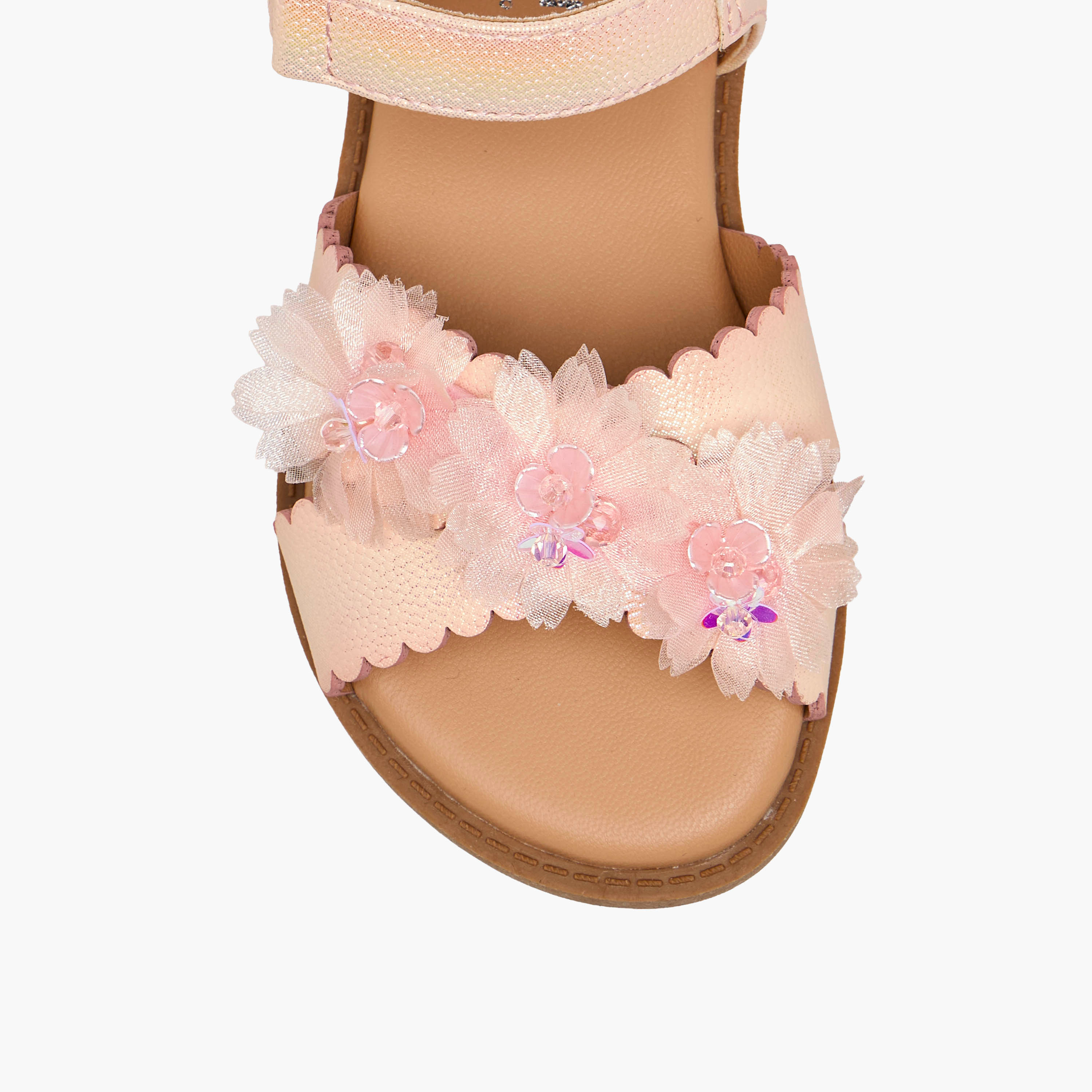 صندل بشريط إغلاق لاصق للبنات من جونيورز-girls-shoes-sandals-image-3