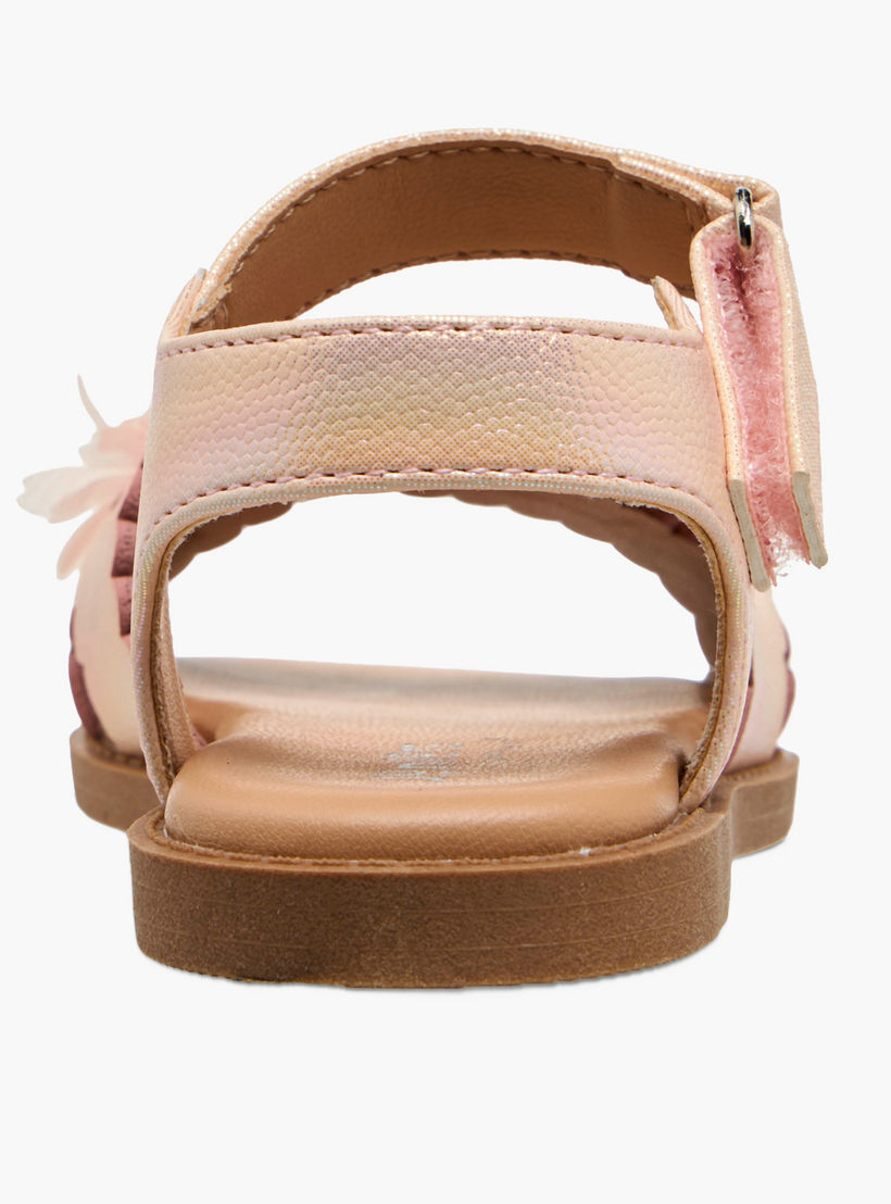 صندل بشريط إغلاق لاصق للبنات من جونيورز-girls-shoes-sandals-image-4