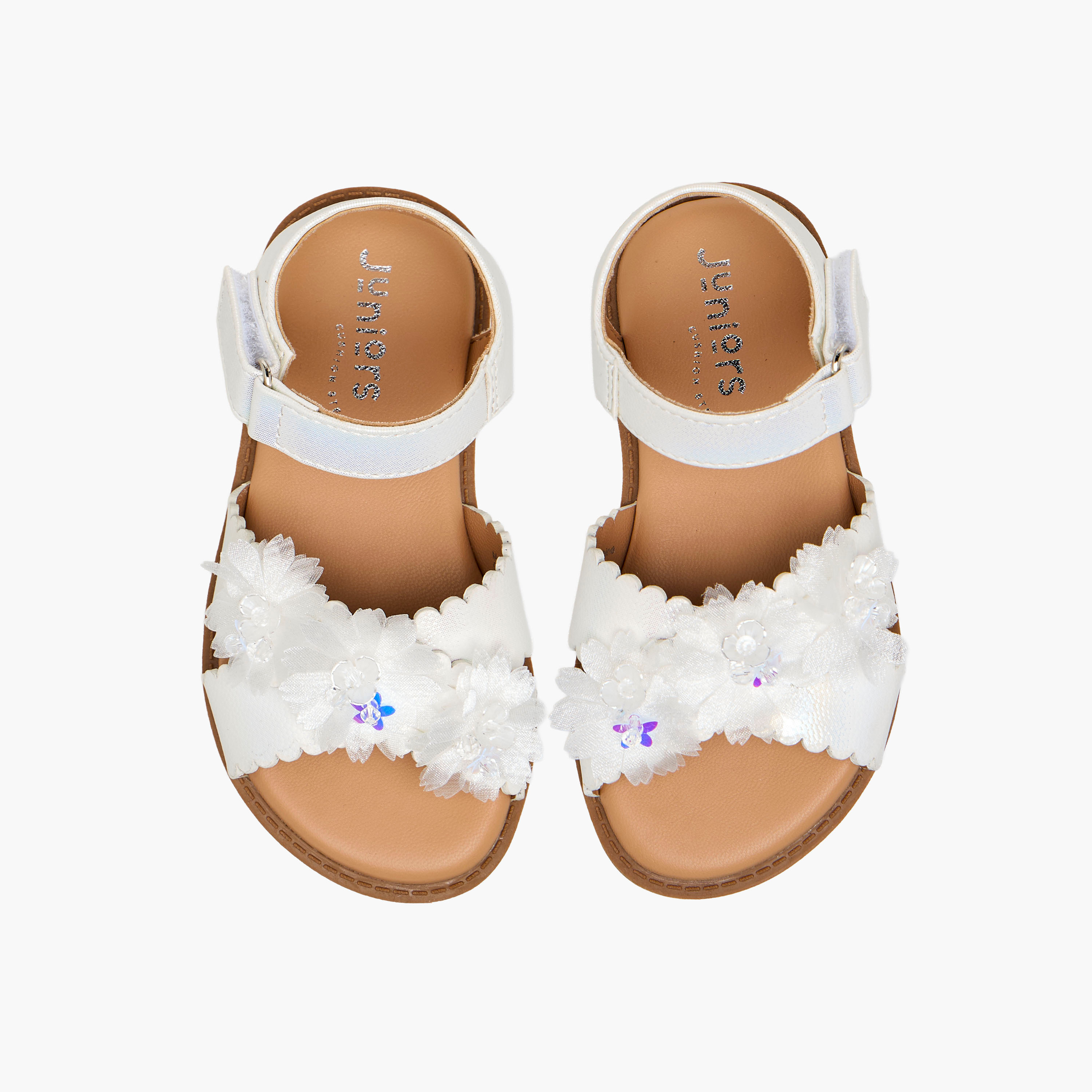 Juniors Girls Hook and Loop Sandals-girls-shoes-sandals-image-1
