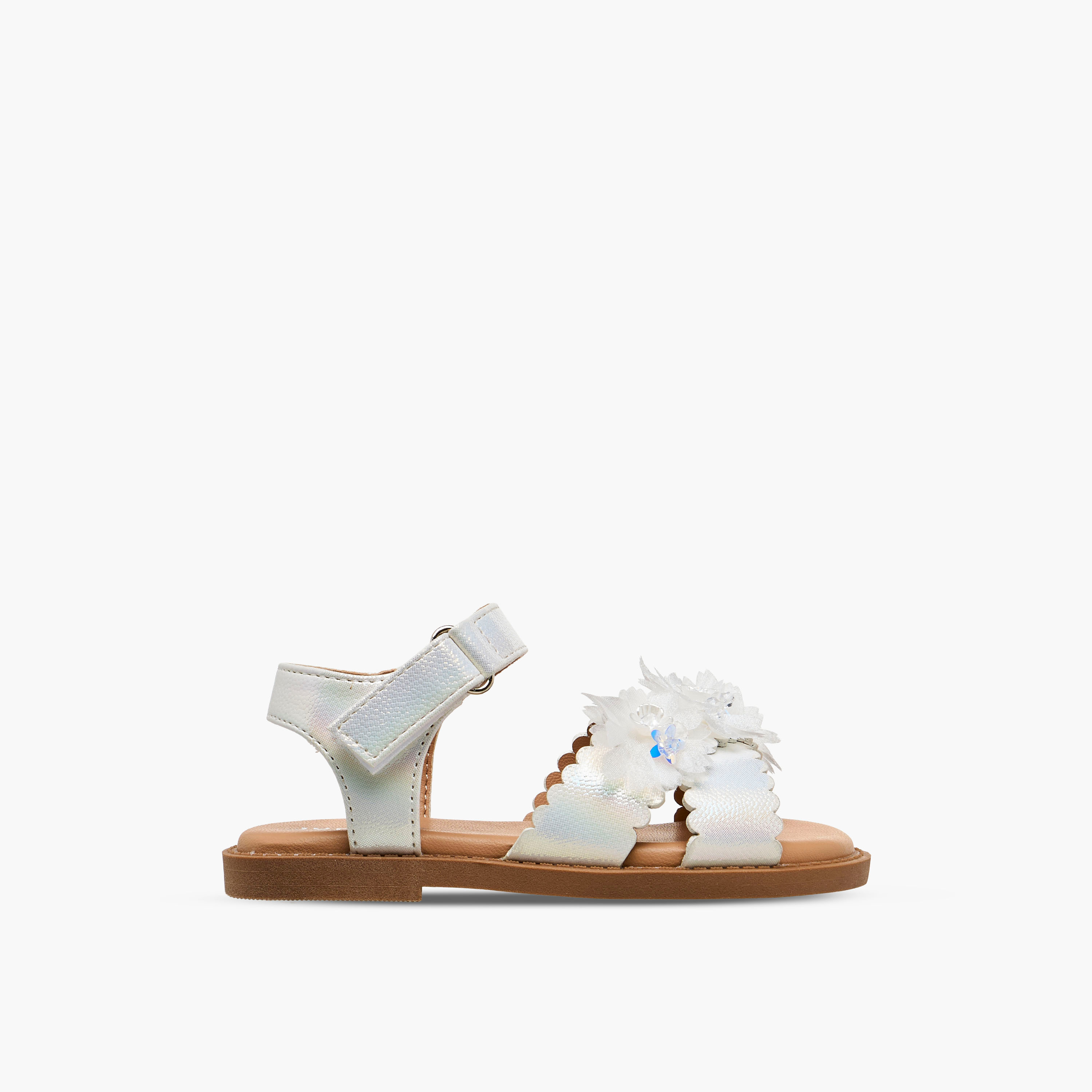 Juniors Girls Hook and Loop Sandals-girls-shoes-sandals-image-2
