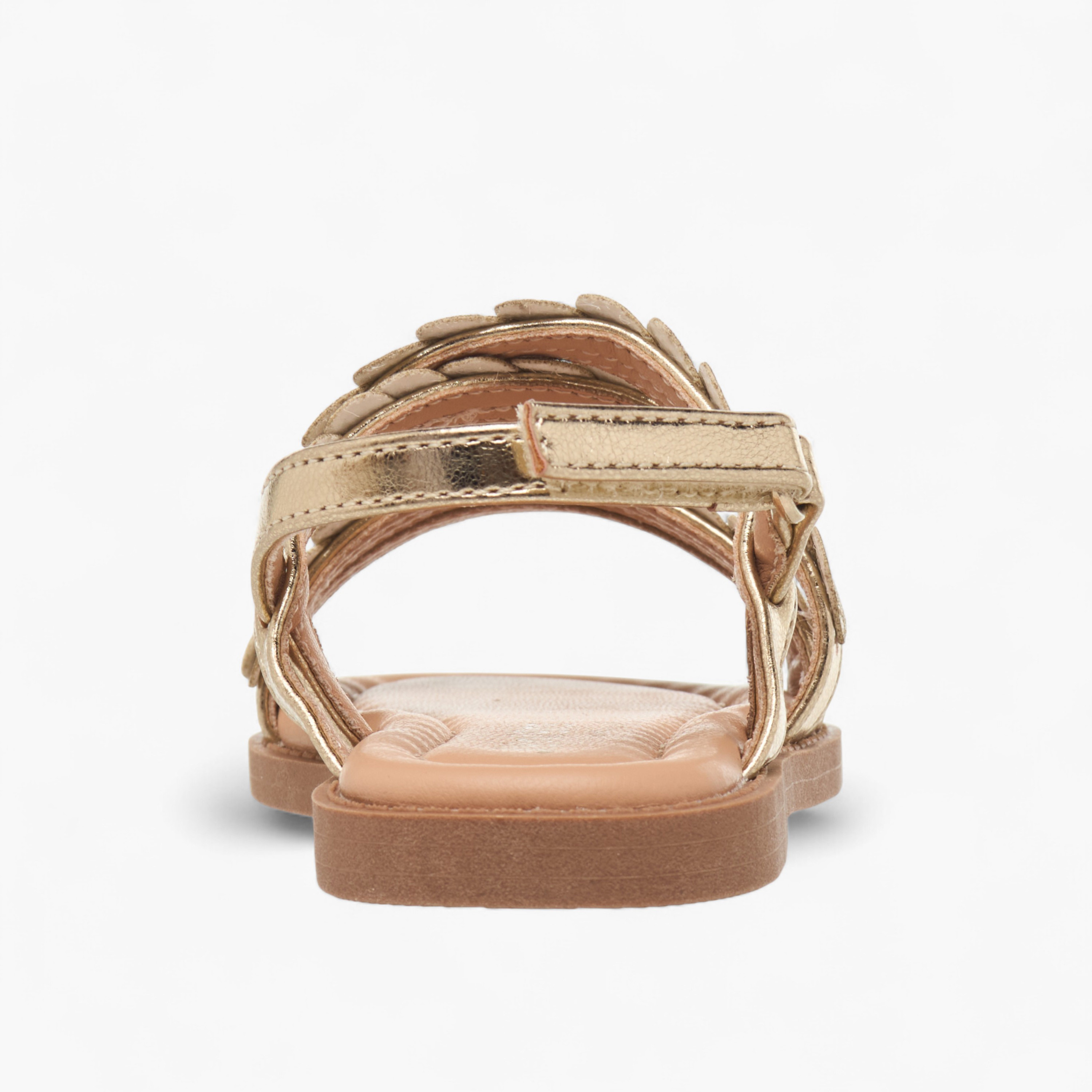صندل مزخرف بشريط إغلاق لاصق للبنات من جونيورز-girls-shoes-sandals-image-4